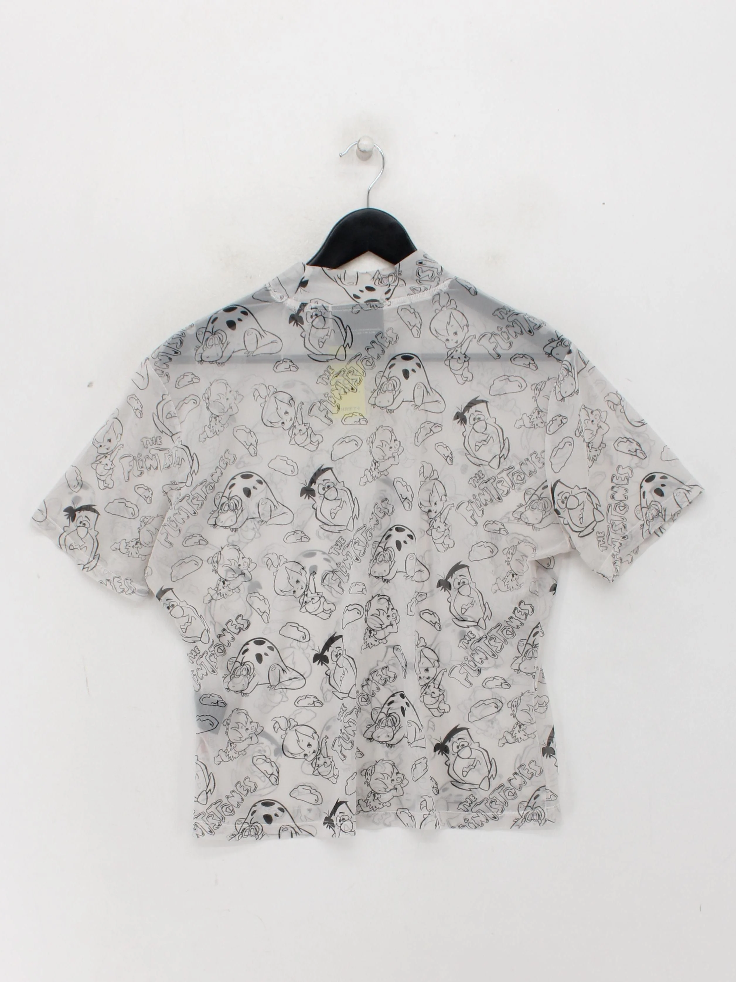 Lazy Oaf Women's Top UK 16 White Nylon with Elastane Basic - Image 2