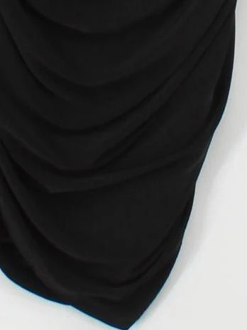 LBD Bodycon Midi Dress UK12 in Black - Image 4