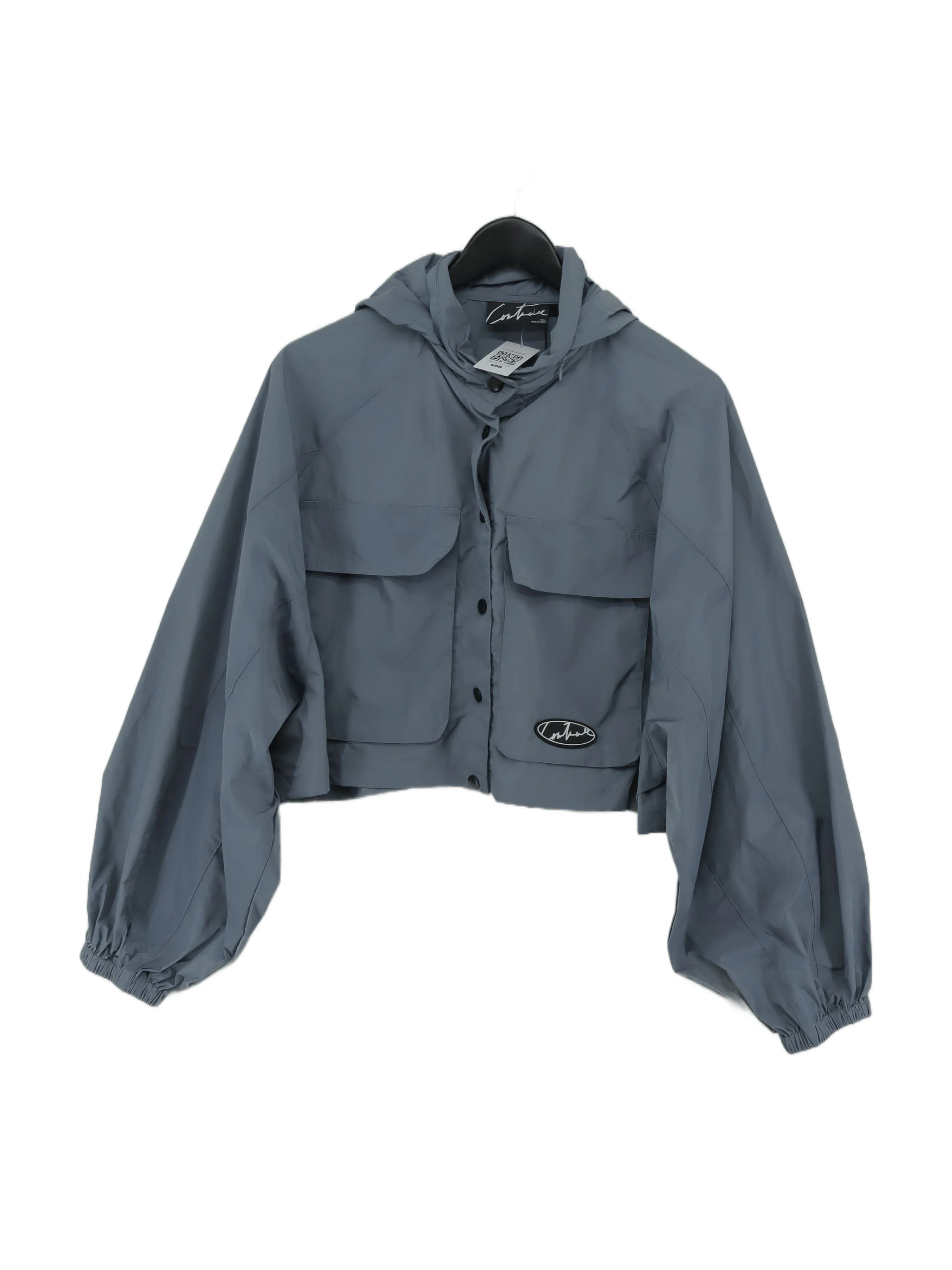 L'Couture Windbreaker jacket blue