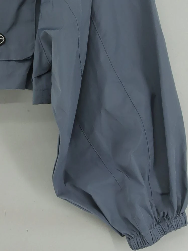 L'Couture Windbreaker jacket blue - Image 4