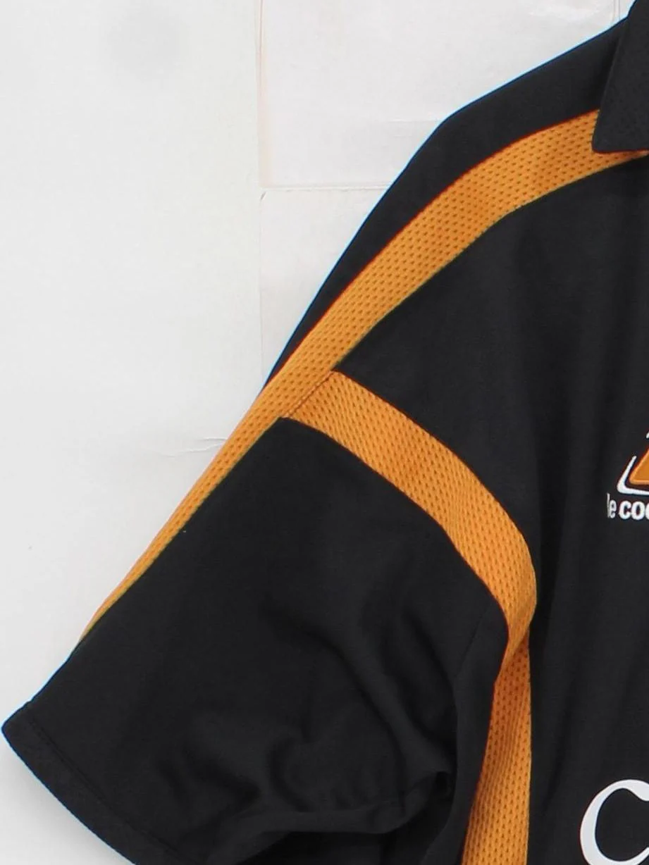 Le Coq Sportif Men's Polo L Black 100% Polyester Basic - Image 4