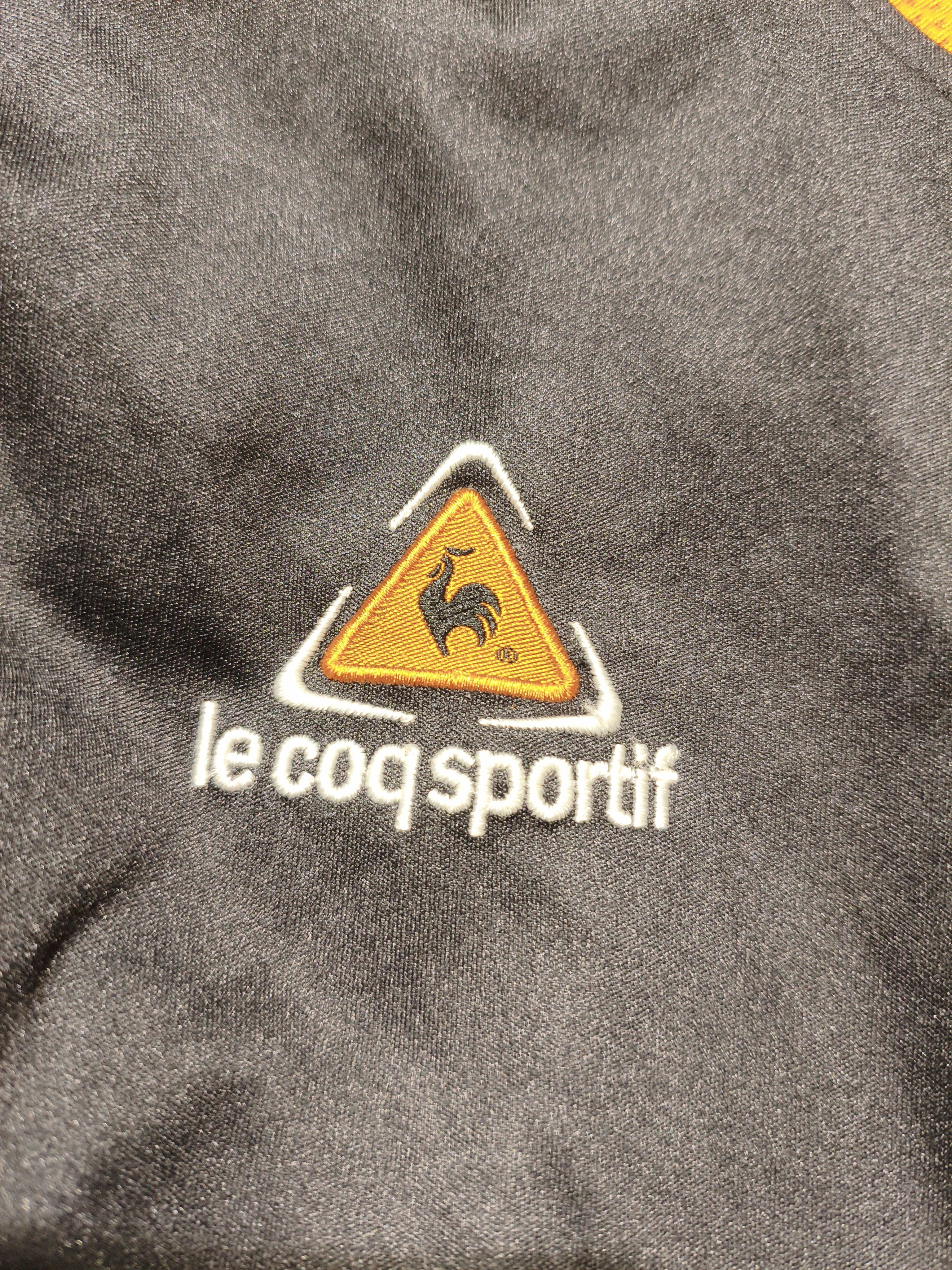 Le Coq Sportif Men's Polo L Black 100% Polyester Basic - Image 6