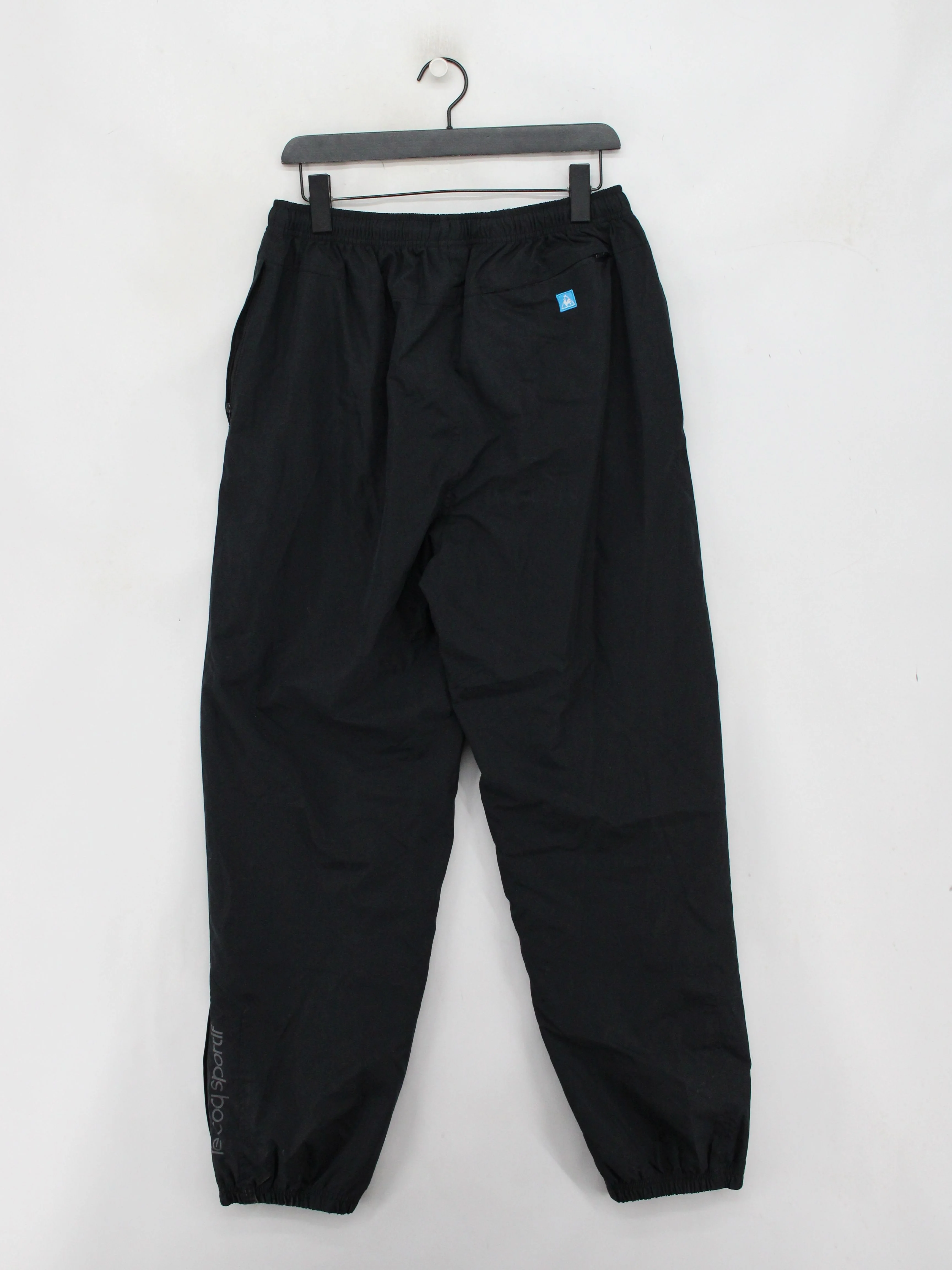 Le Coq Sportif Men's Sports Bottoms L Black 100% Other Sweatpants - Image 2