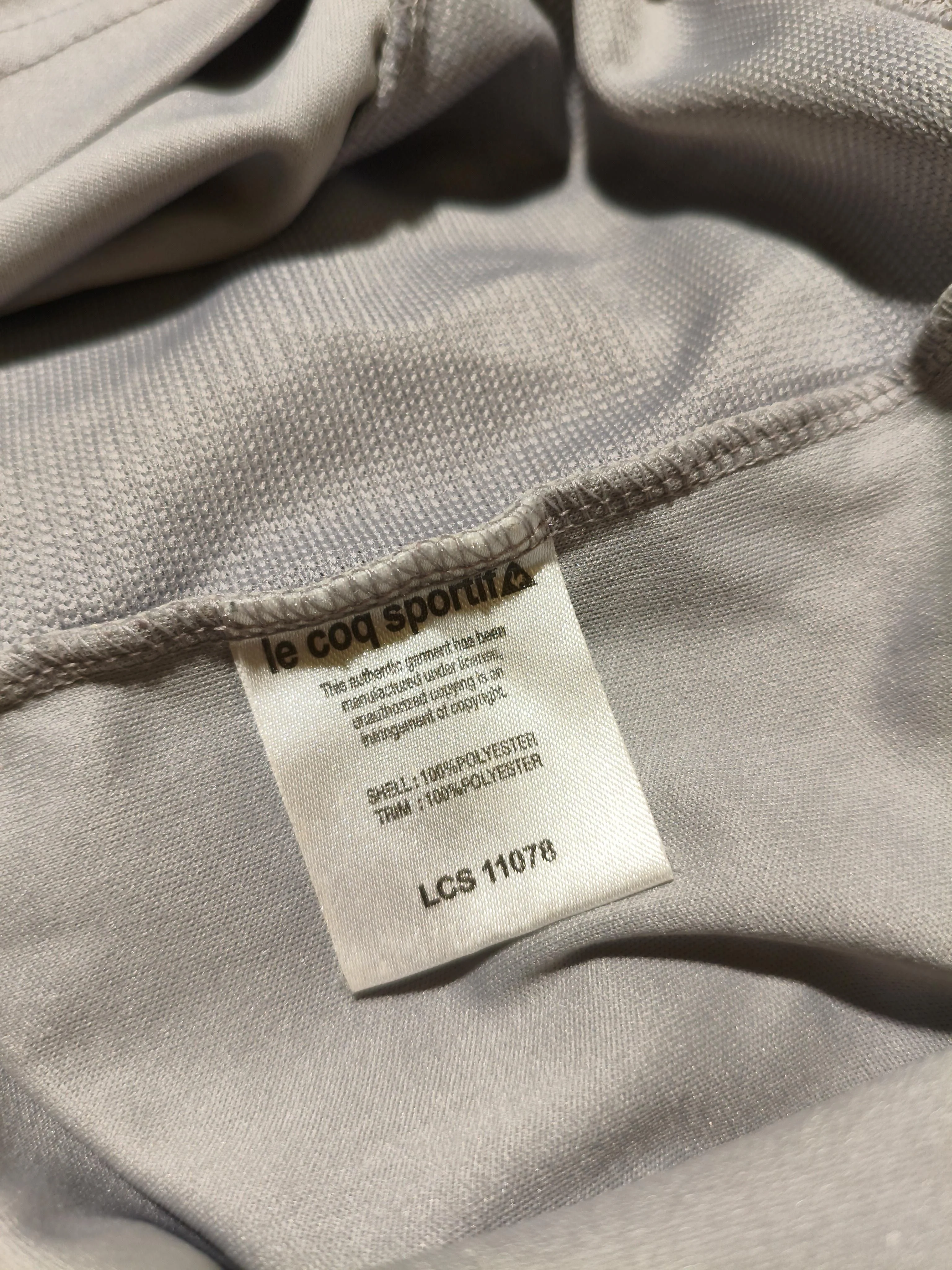 Le Coq Sportif Men's T-Shirt Chest: 39 in Grey 100% Polyester Basic - Image 6
