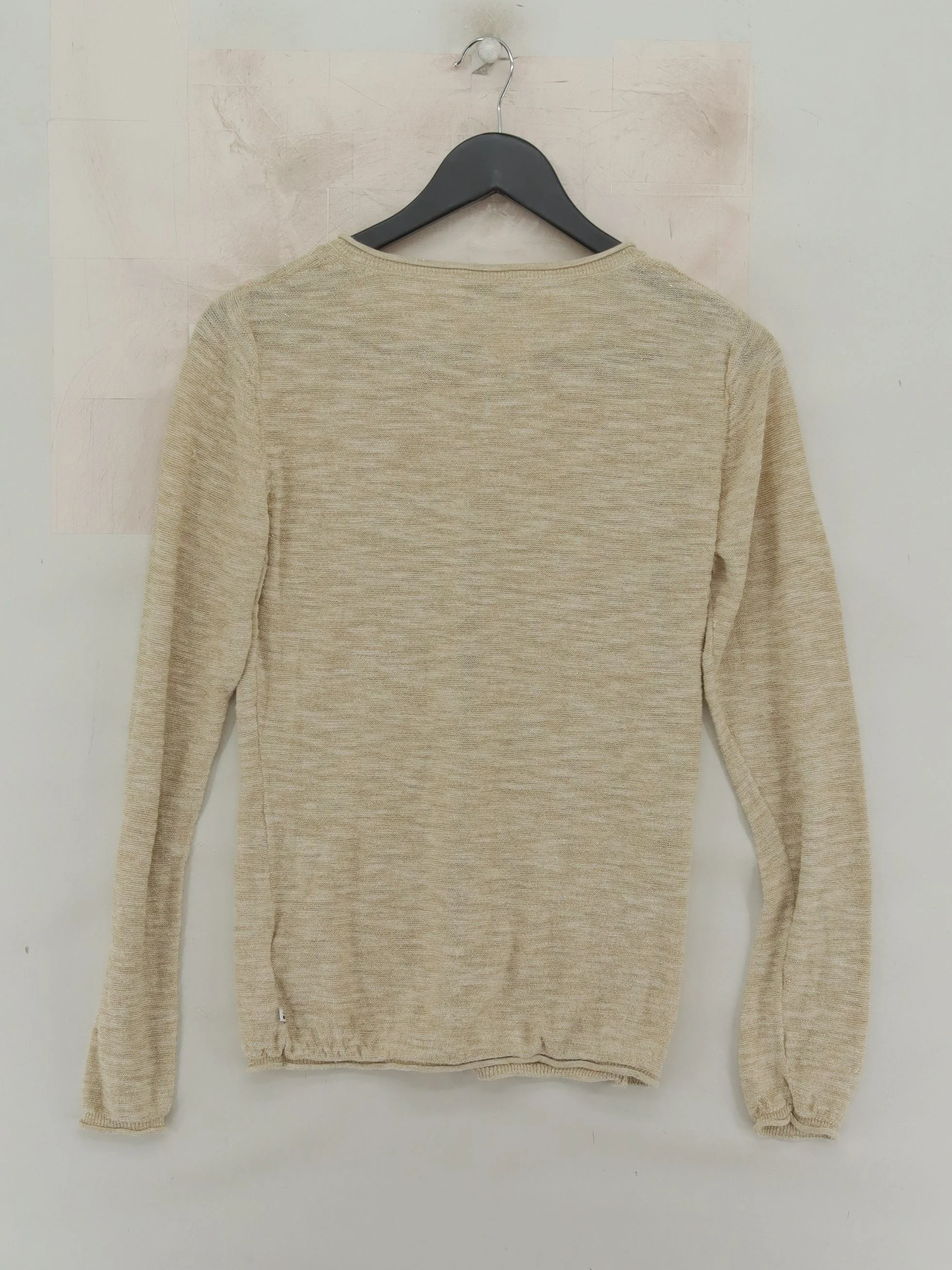 Le Temps Des Cerises Women's Top L Cream Cotton with Polyester, Other Basic - Image 2