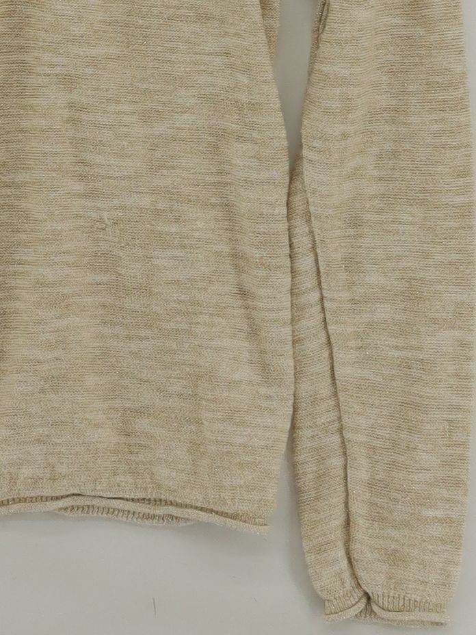 Le Temps Des Cerises Women's Top L Cream Cotton with Polyester, Other Basic - Image 4