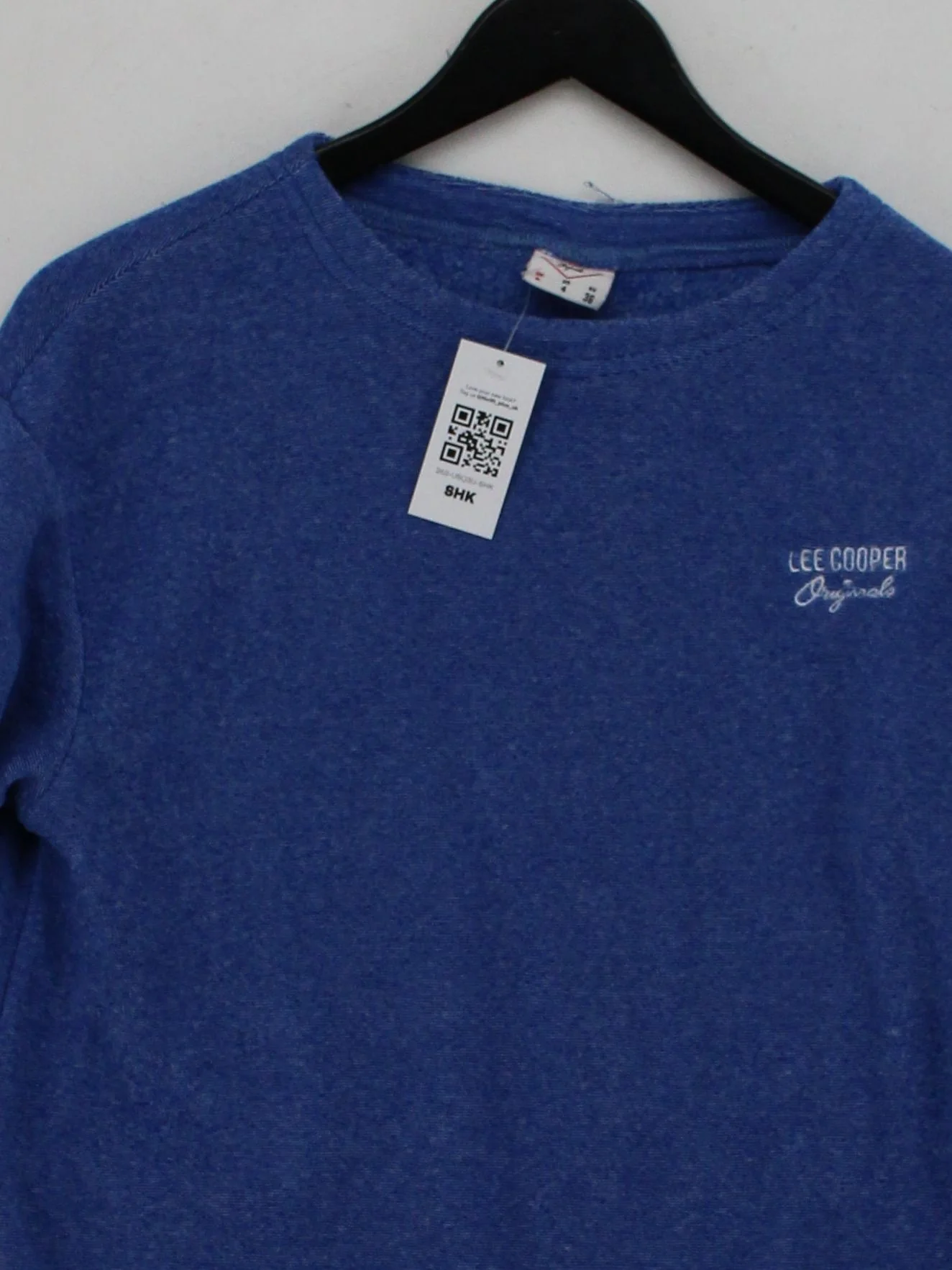 Lee Cooper Men's Jumper S Blue 100% Other Crew Neck Pullover - Image 3