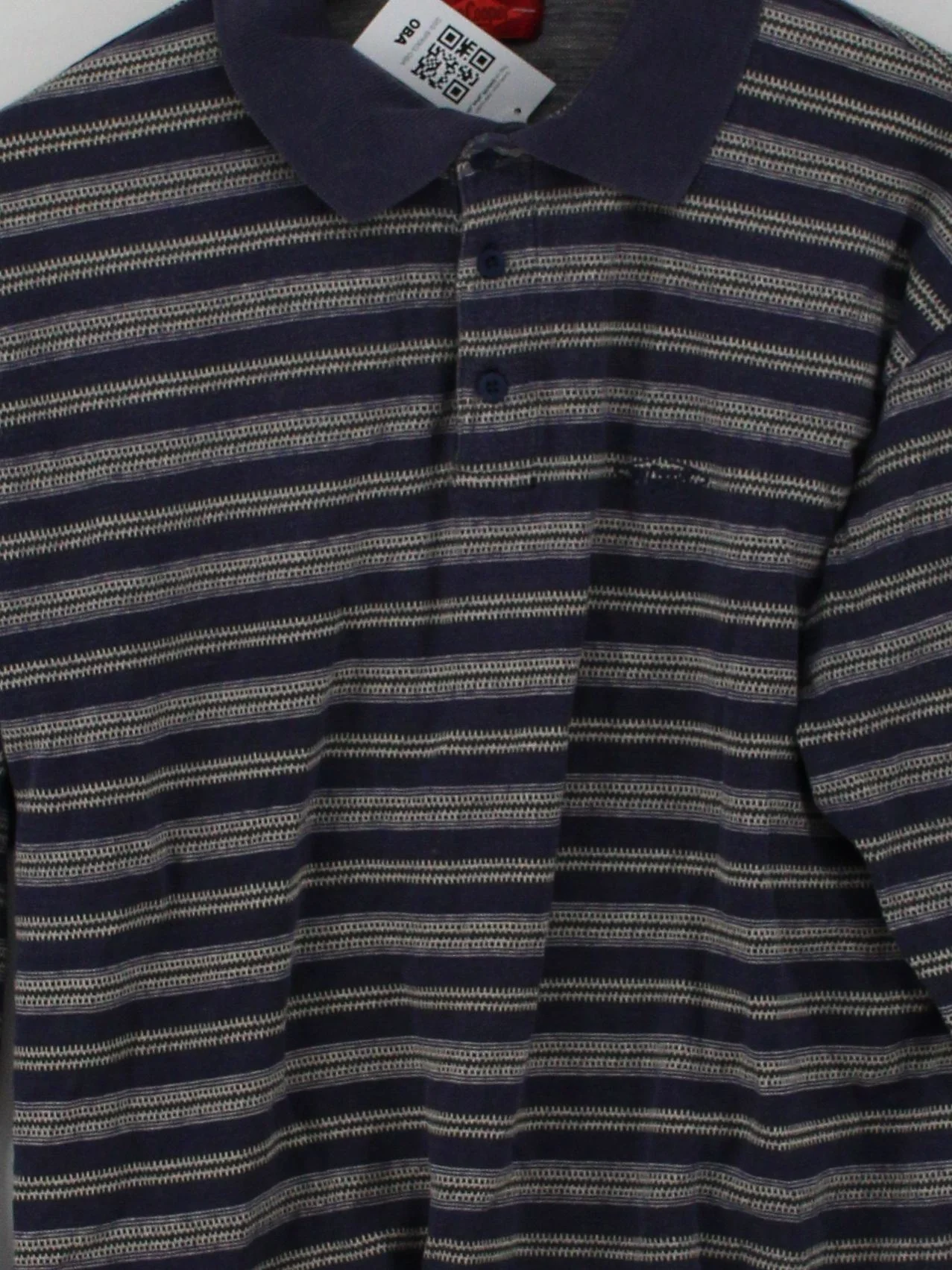 Lee Cooper Men's Polo M Blue Striped 100% Other Basic - Image 3