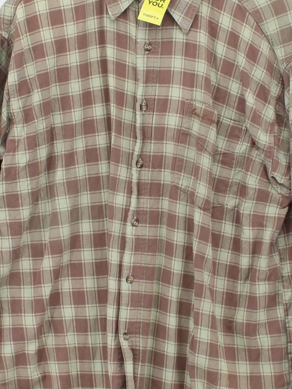 Lee Cooper Men's Shirt L Multi Checkered 100% Cotton Basic - Image 3
