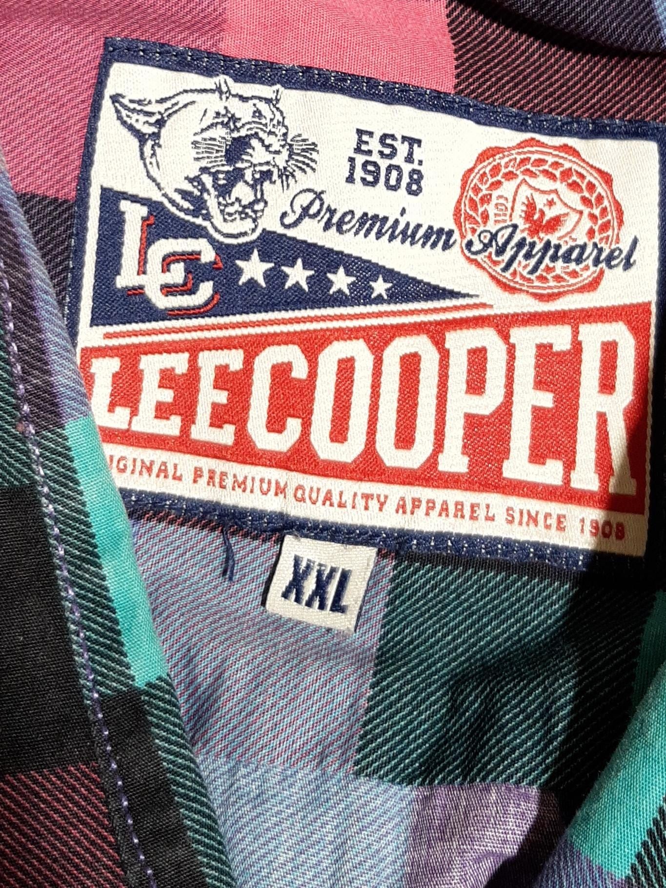 Lee Cooper Men's Shirt XXL Multi Checkered 100% Cotton Basic - Image 5