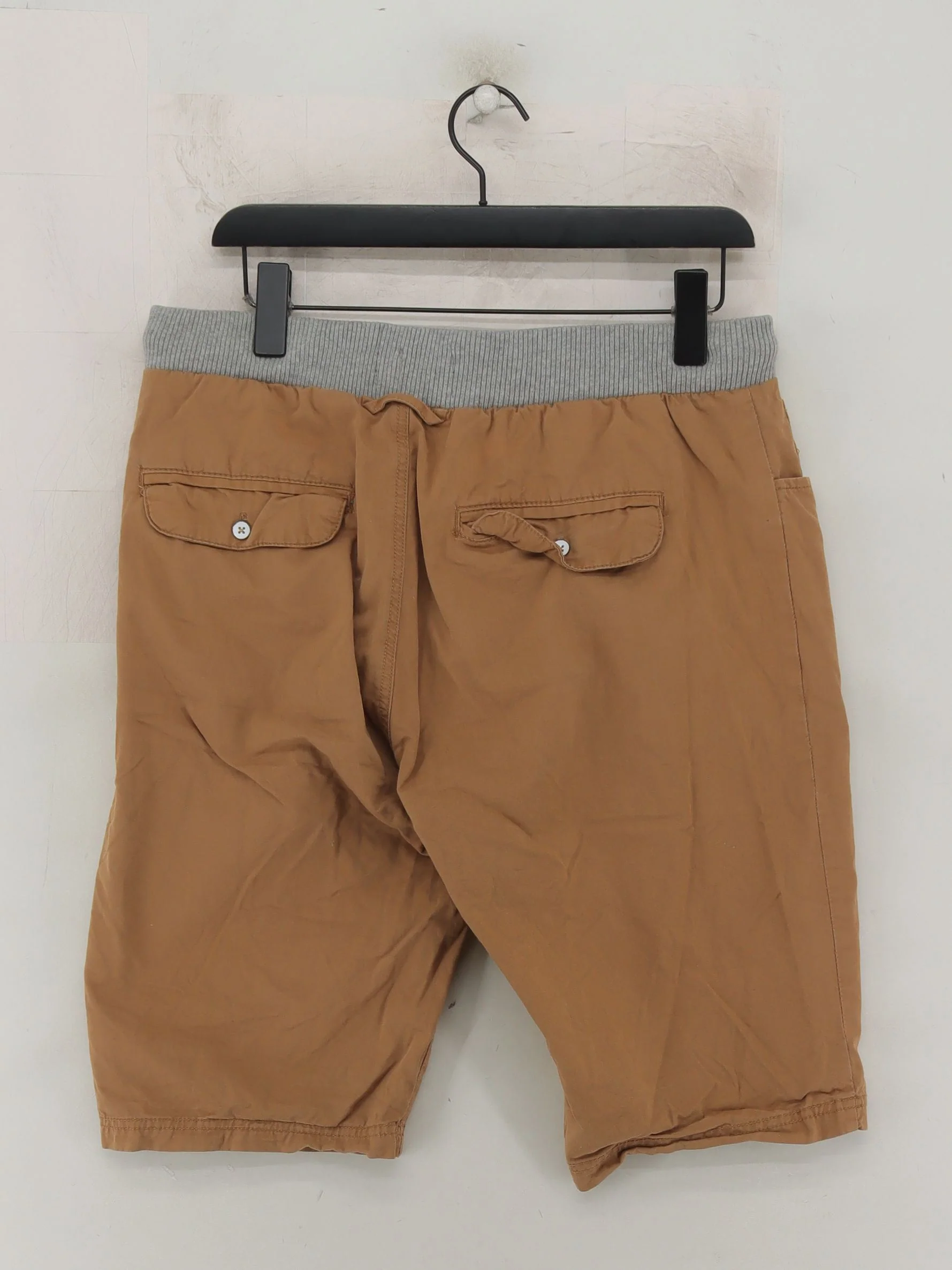 Lee Cooper Men's Shorts M Tan Cotton with Viscose Sweat - Image 2