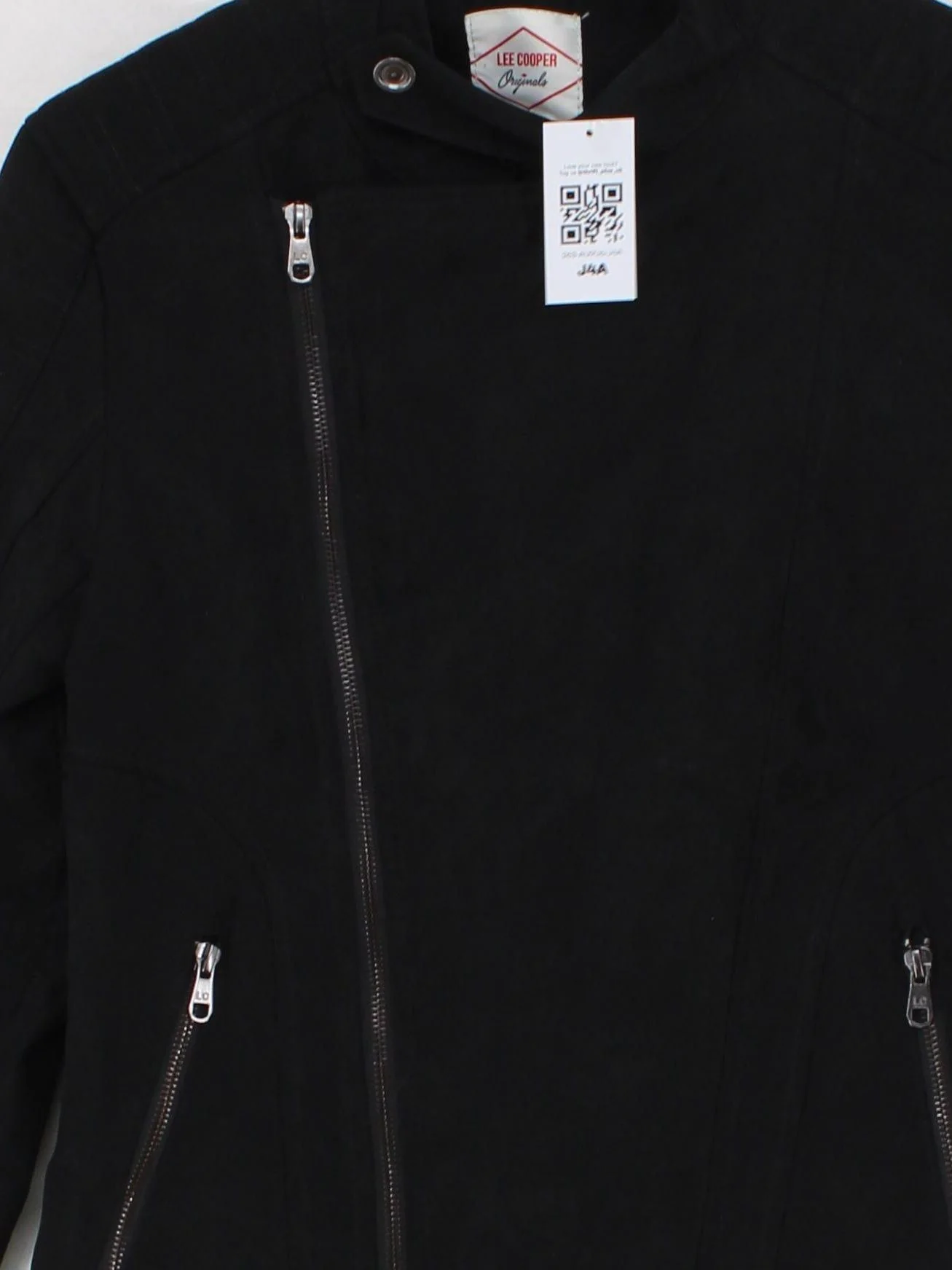 Lee Cooper Motorcycle Jacket jacket black - Image 3
