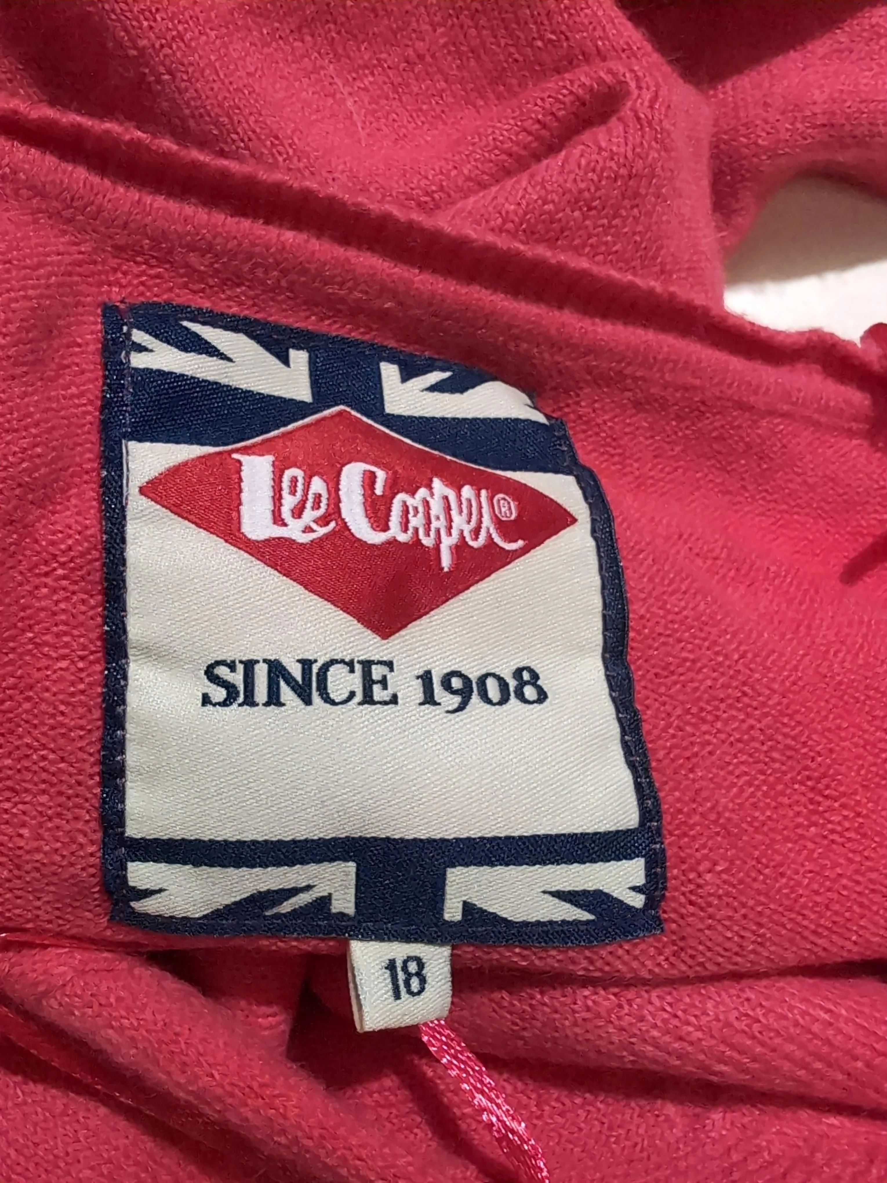 Lee Cooper Women's Jumper UK 18 Pink 100% Acrylic V-Neck Pullover - Image 5