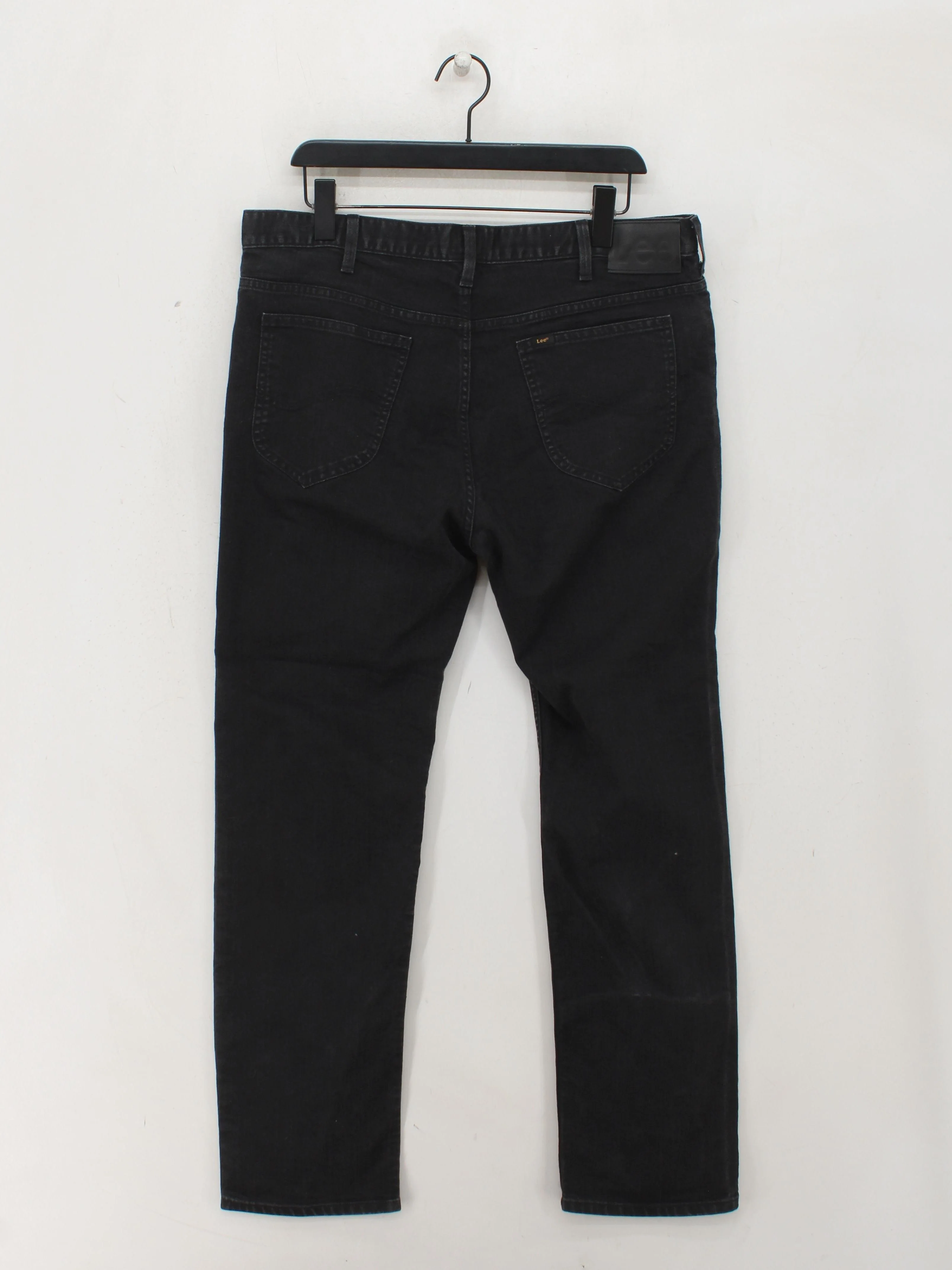 Lee Men's Jeans L Black 100% Cotton Straight - Image 2