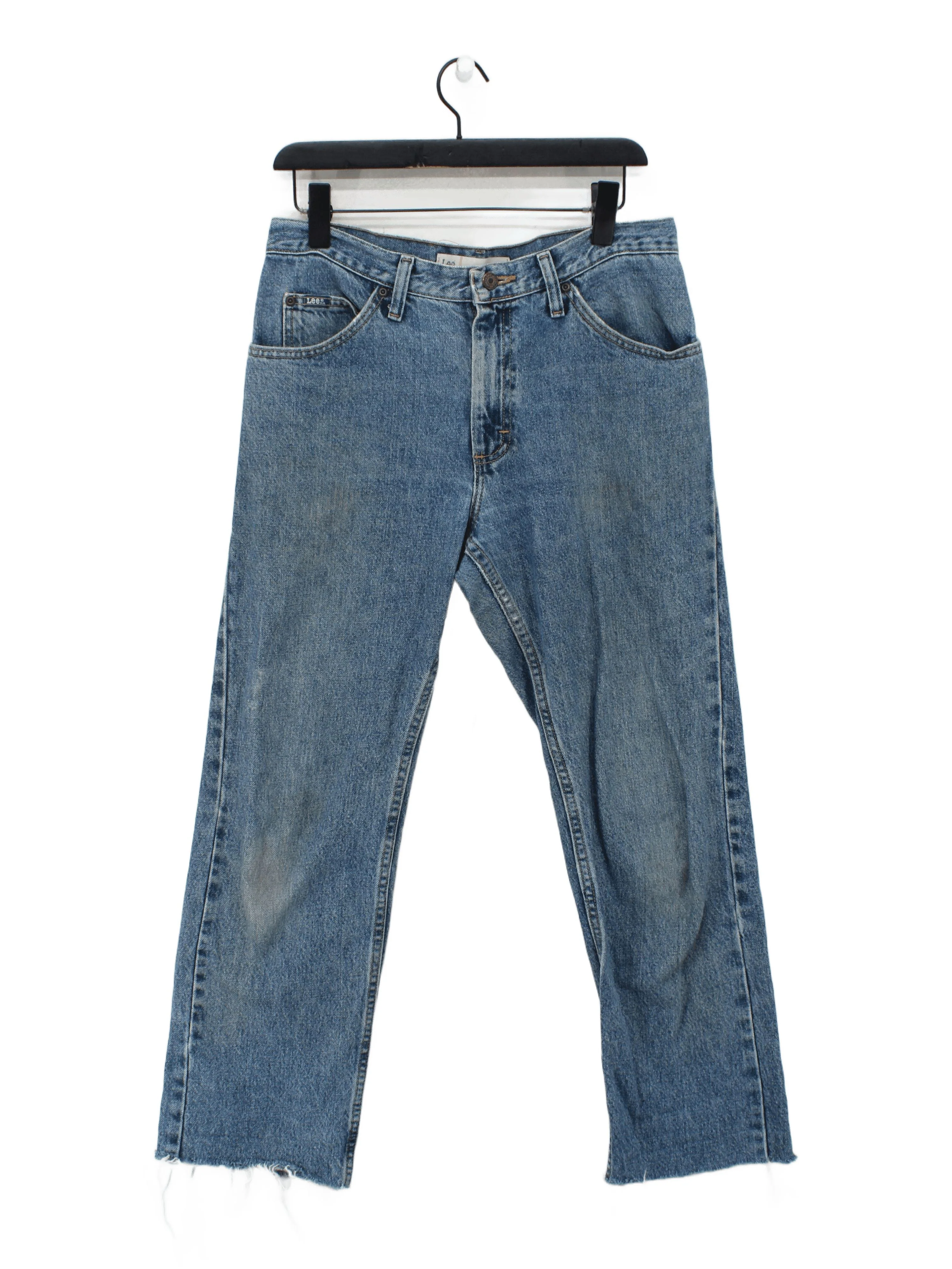 Lee Men's Jeans M Blue 100% Cotton Straight
