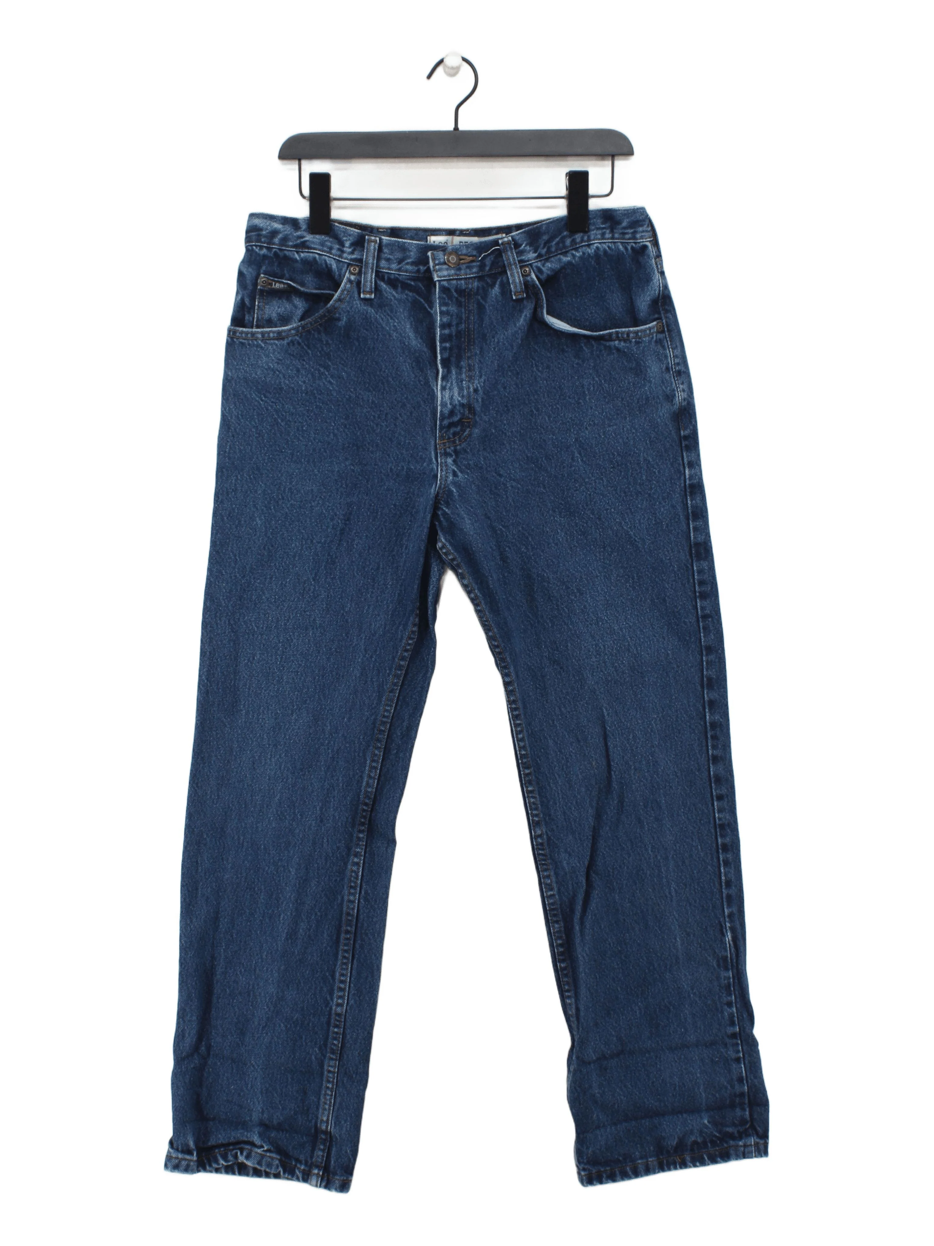 Lee Men's Jeans M Blue 100% Cotton Straight