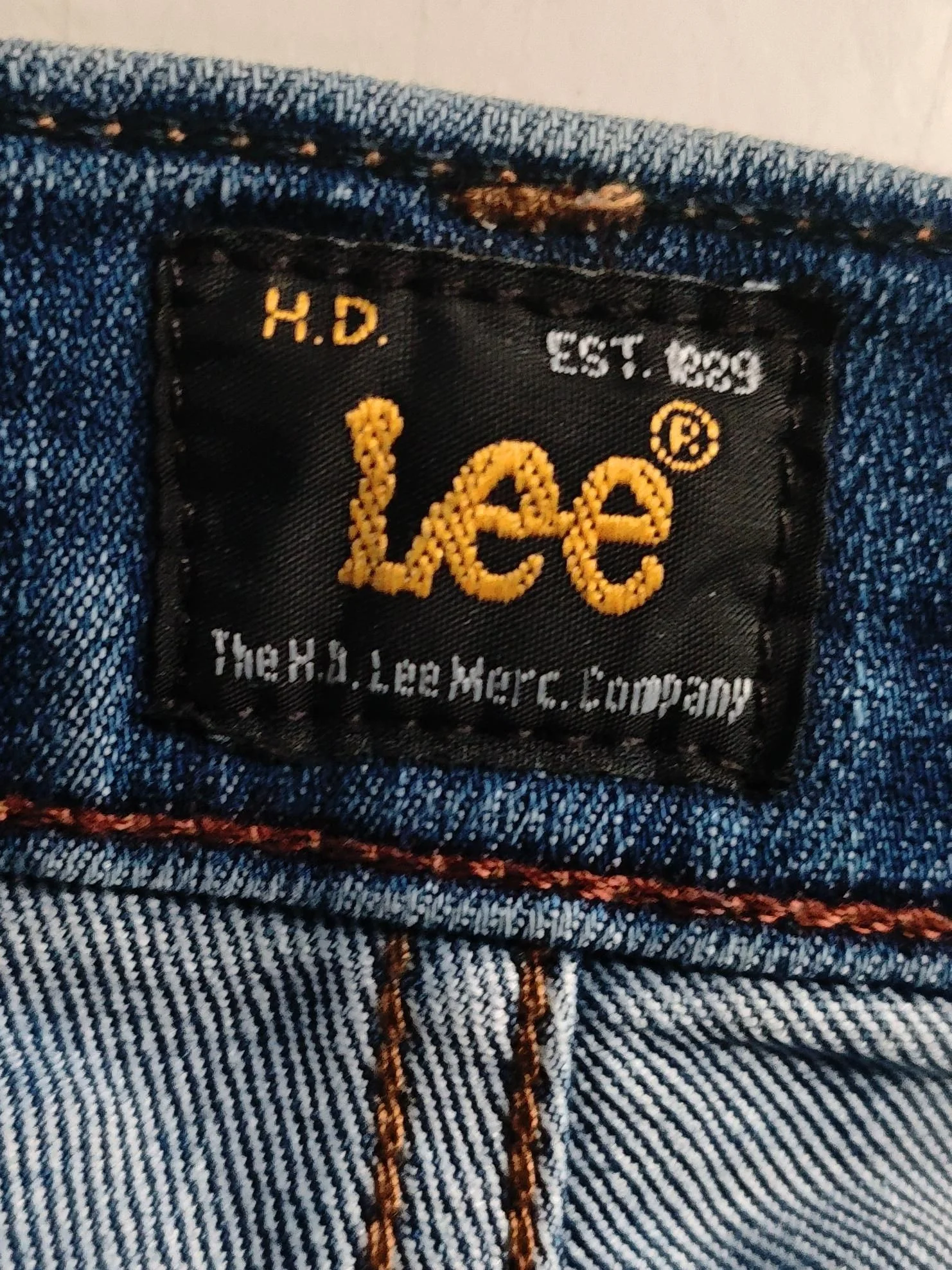 Lee Men's Jeans W 32 in; L 30 in Blue Cotton with Elastane Straight - Image 5