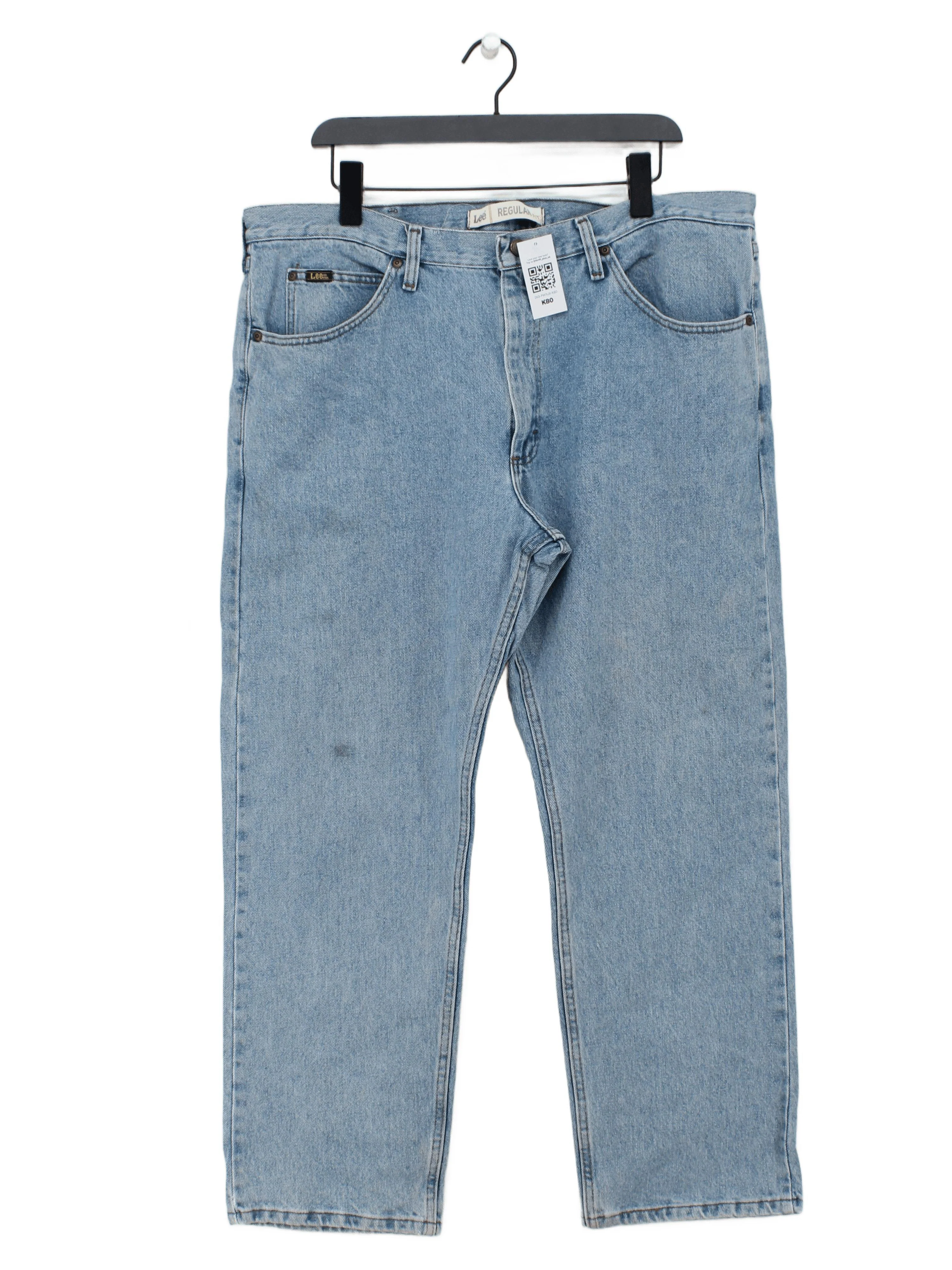 Lee Men's Jeans W 40 in; L 30 in Blue 100% Cotton Straight