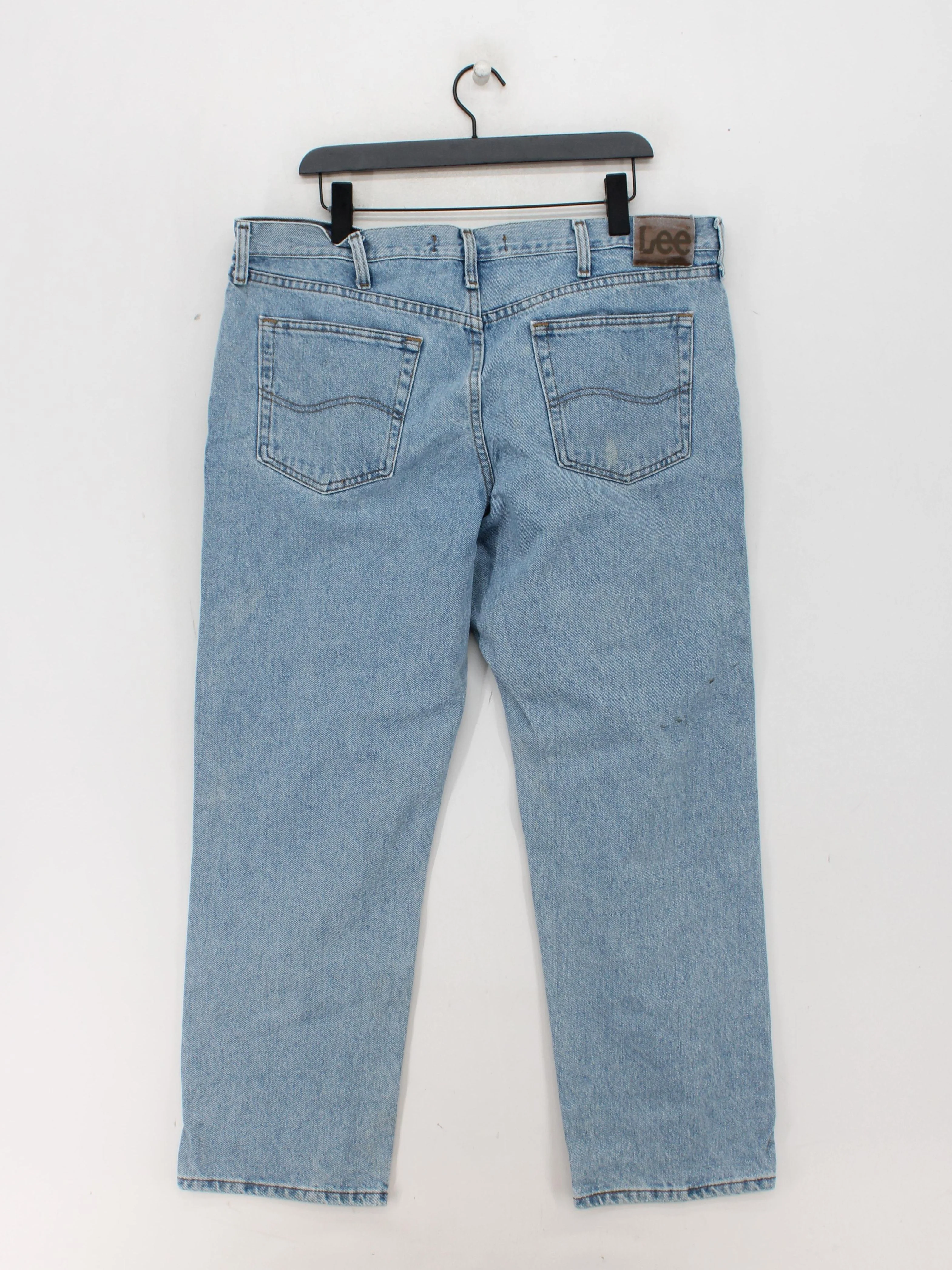 Lee Men's Jeans W 40 in; L 30 in Blue 100% Cotton Straight - Image 2