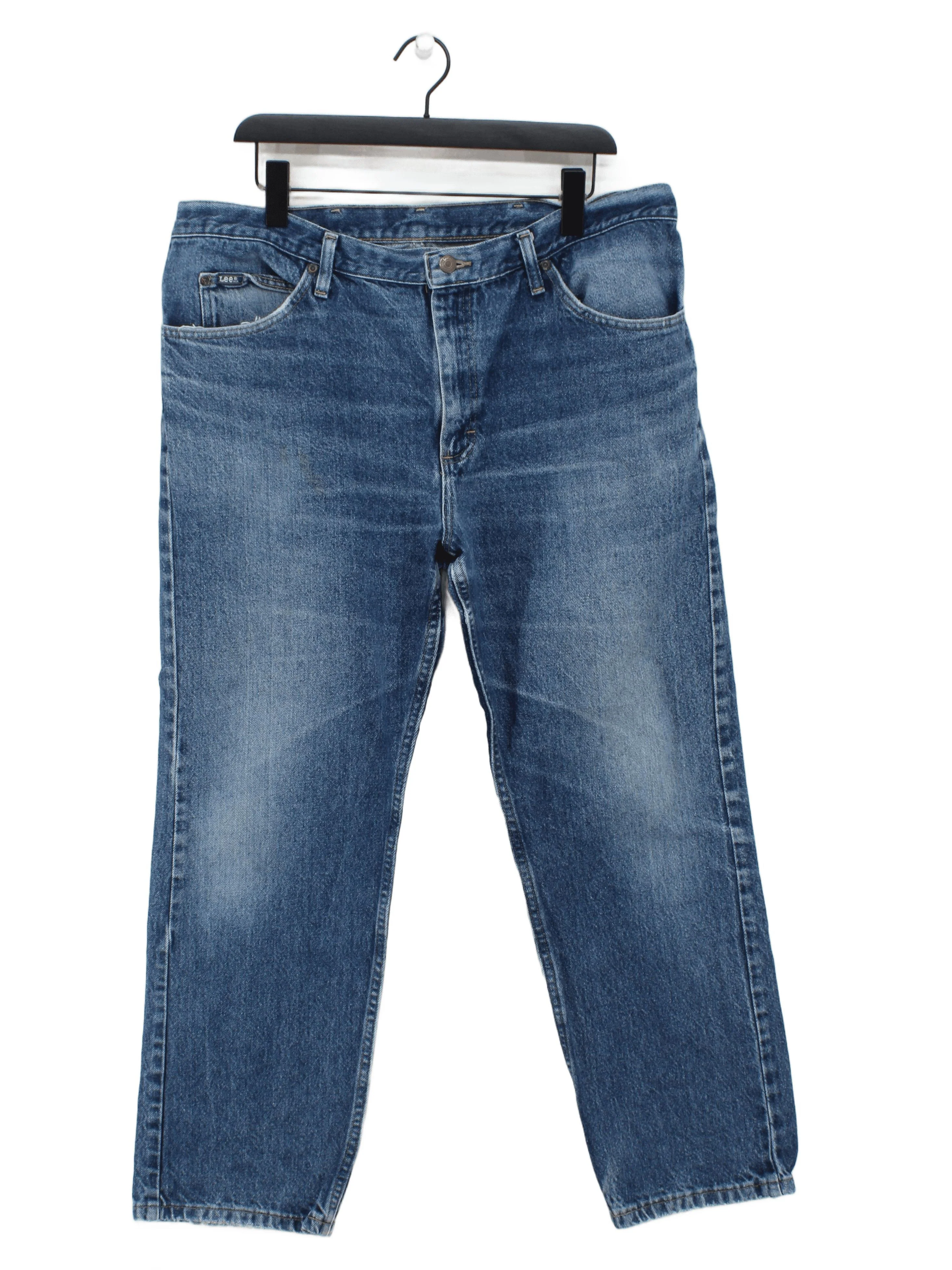 Lee Men's Jeans XXL Blue 100% Cotton Straight