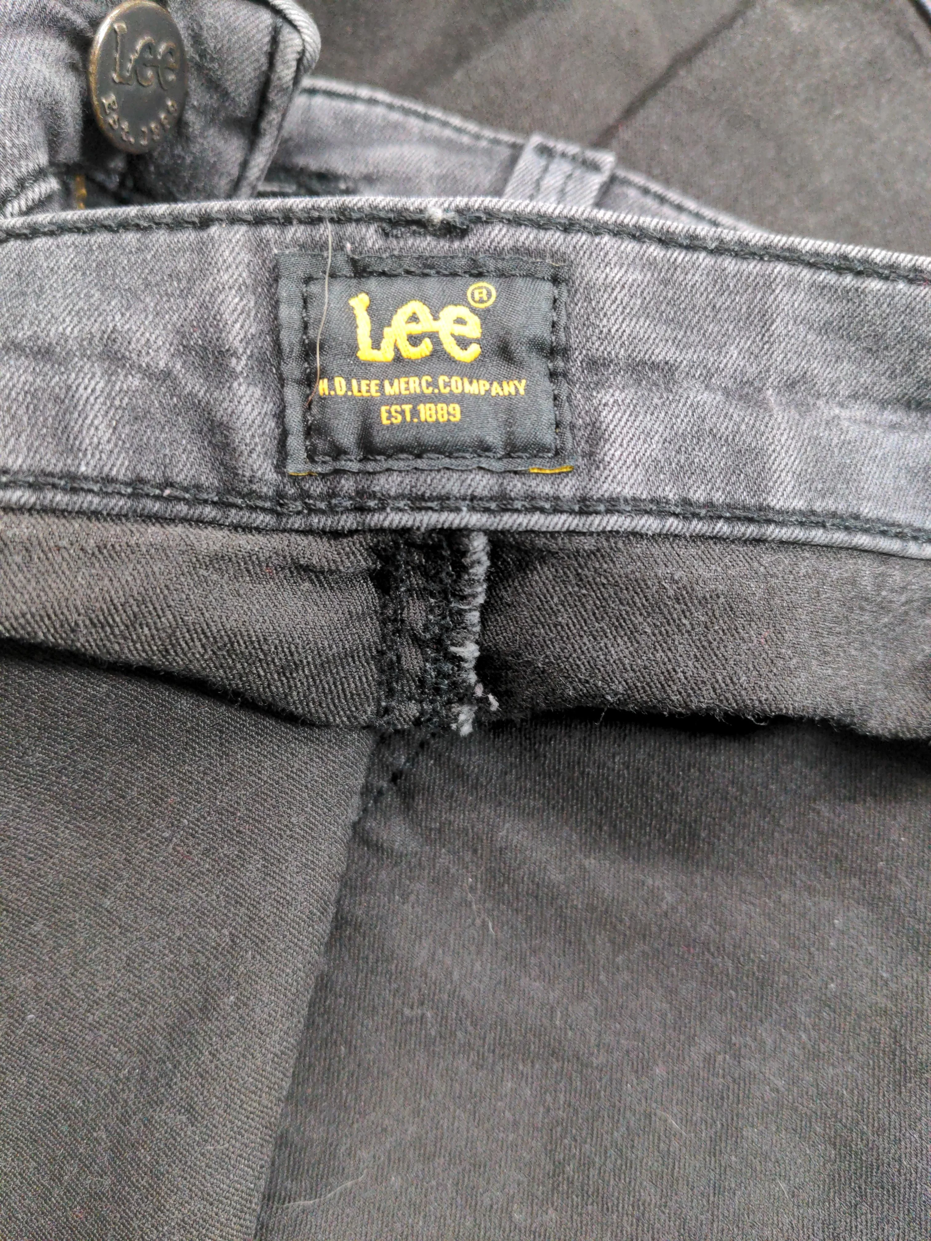 Lee Women's Jeans S Black Cotton with Polyester, Elastane Skinny - Image 5