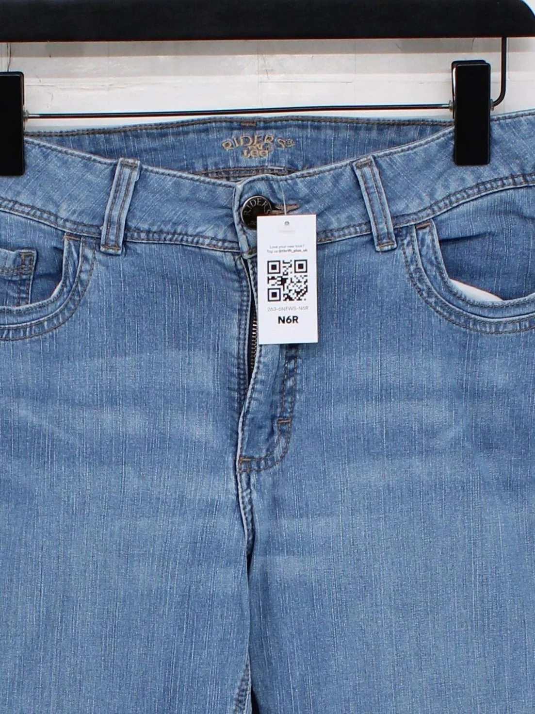 Lee Women's Jeans UK 18 Blue Cotton with Spandex Straight - Image 3
