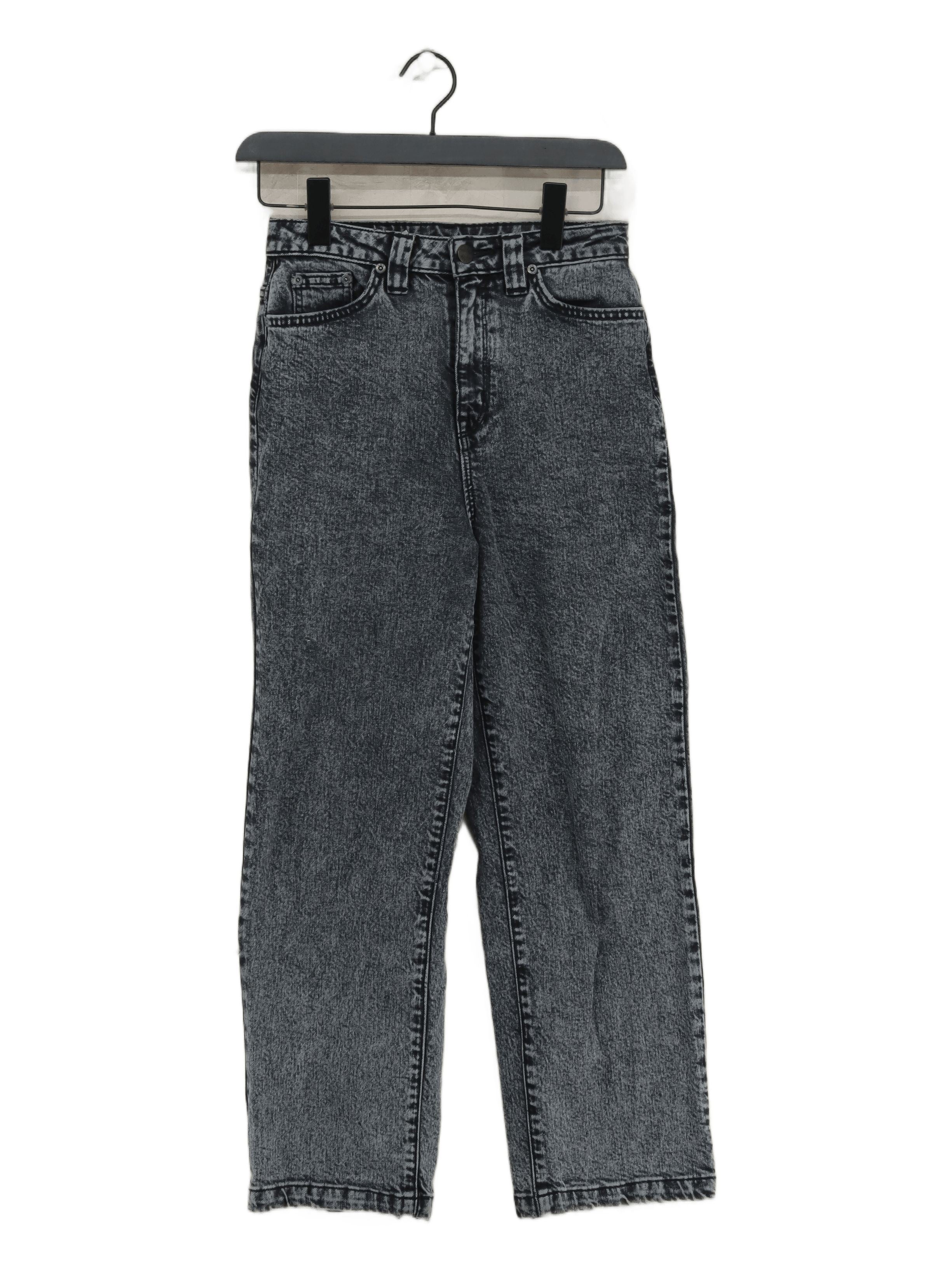 Lee Women's Jeans W 25 in Black Cotton with Polyester, Viscose, Elastane Mom