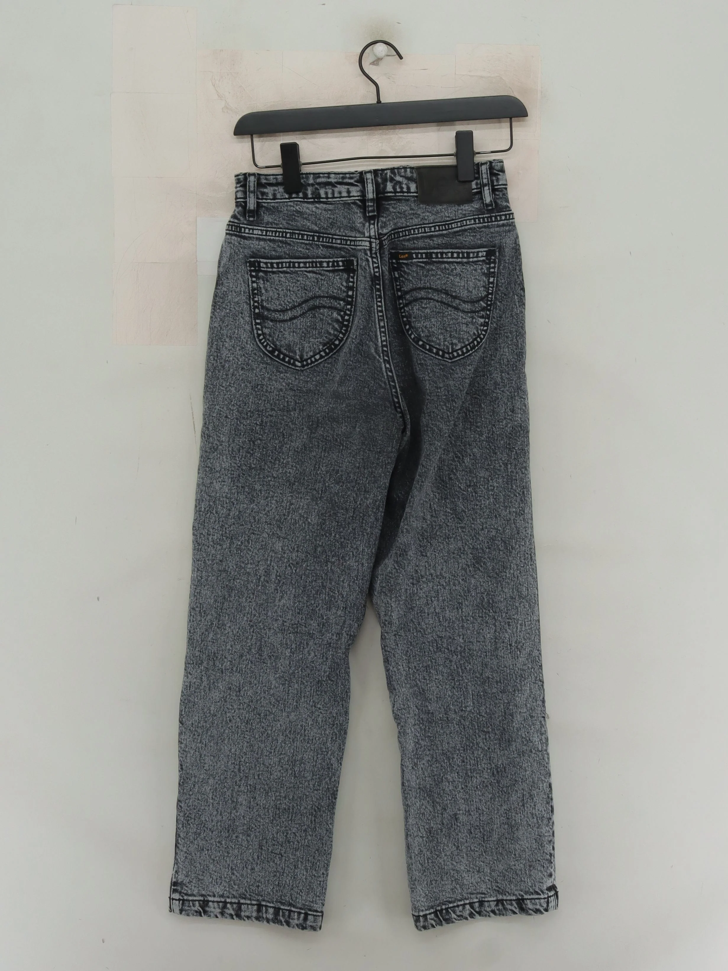 Lee Women's Jeans W 25 in Black Cotton with Polyester, Viscose, Elastane Mom - Image 2