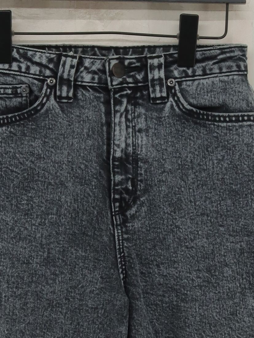 Lee Women's Jeans W 25 in Black Cotton with Polyester, Viscose, Elastane Mom - Image 3