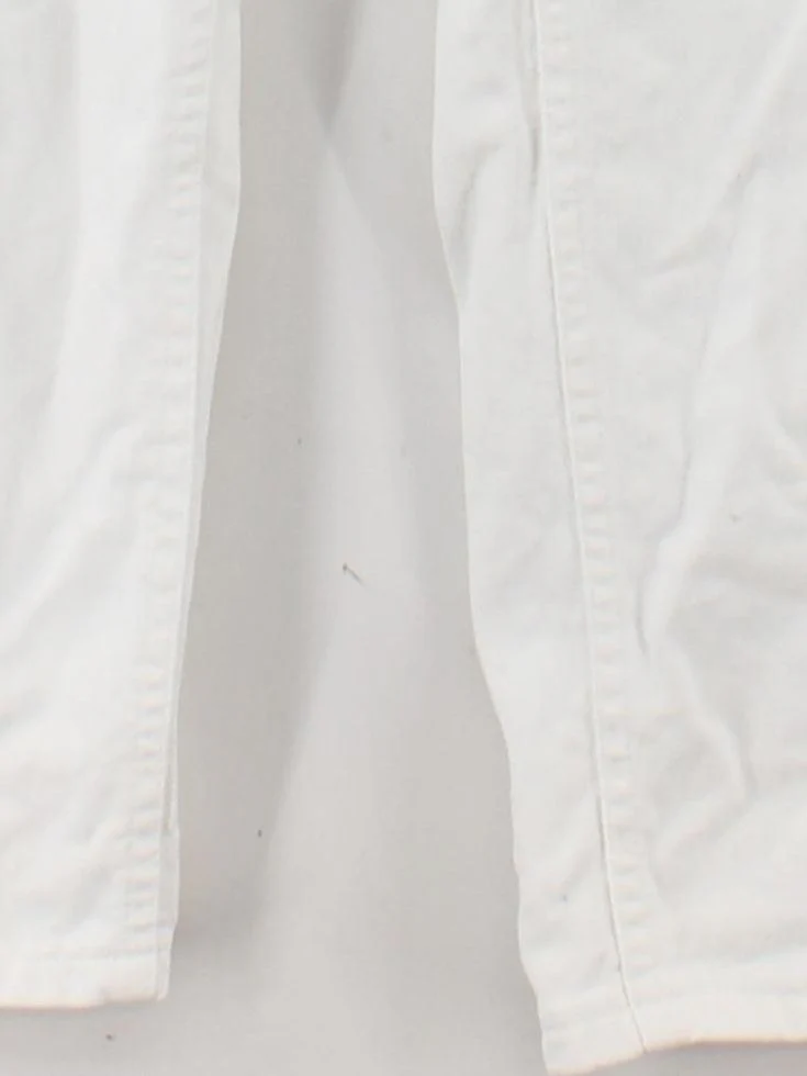 Lee Women's Jeans W 32 in White 100% Cotton Mom - Image 4