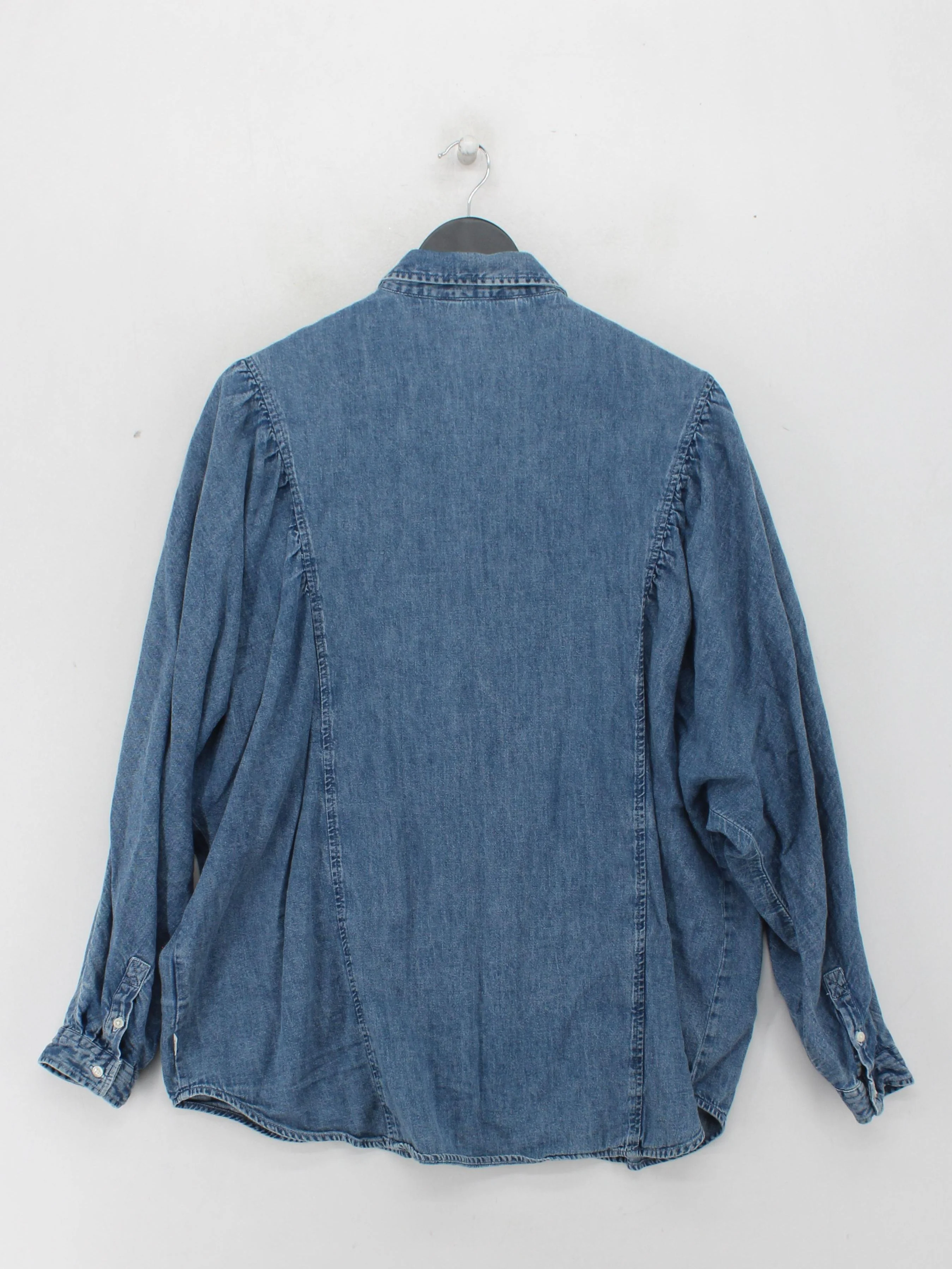 Lee Women's Shirt XXXL Blue 100% Cotton Long Sleeve Collared Basic - Image 2