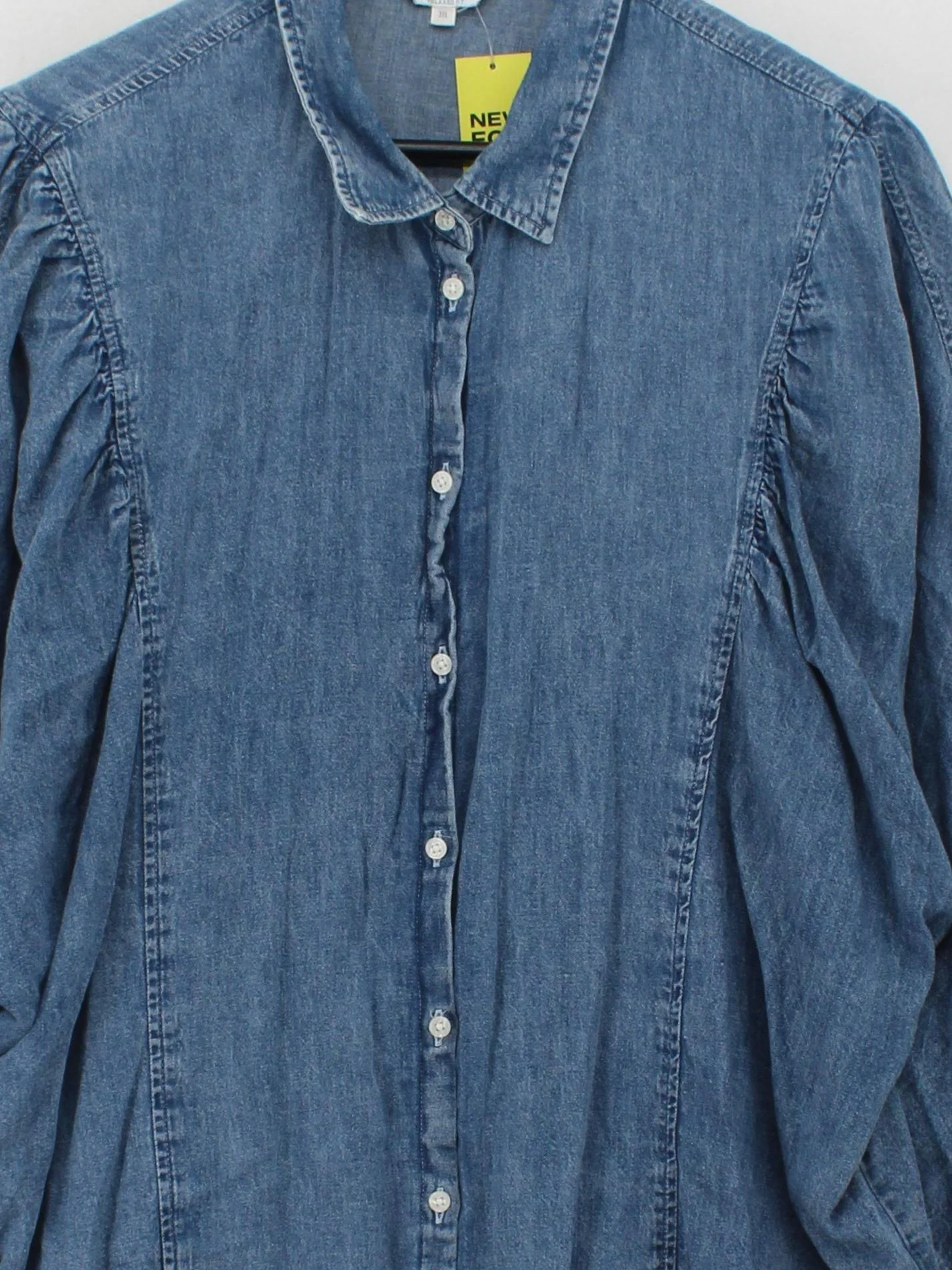 Lee Women's Shirt XXXL Blue 100% Cotton Long Sleeve Collared Basic - Image 3