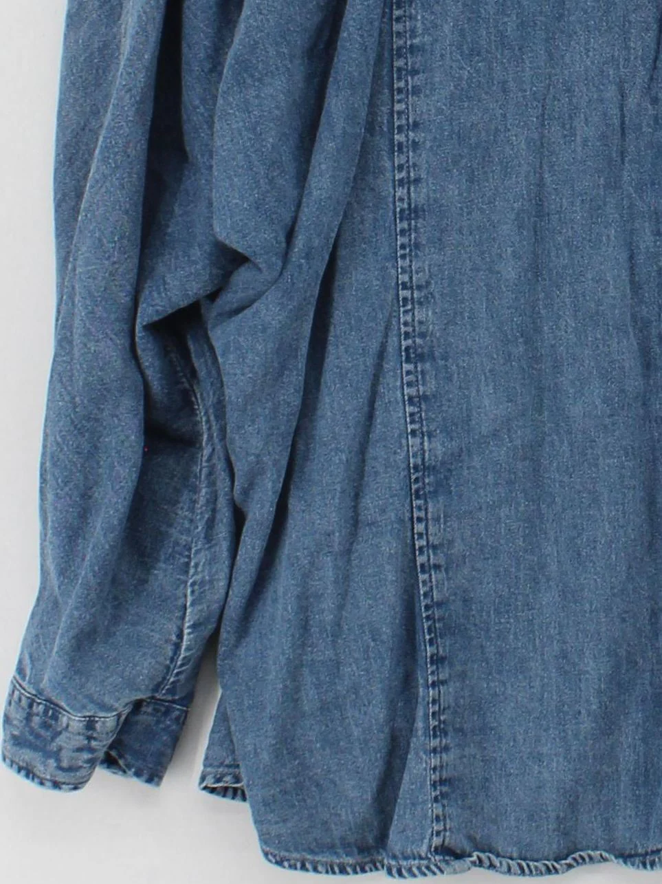 Lee Women's Shirt XXXL Blue 100% Cotton Long Sleeve Collared Basic - Image 4