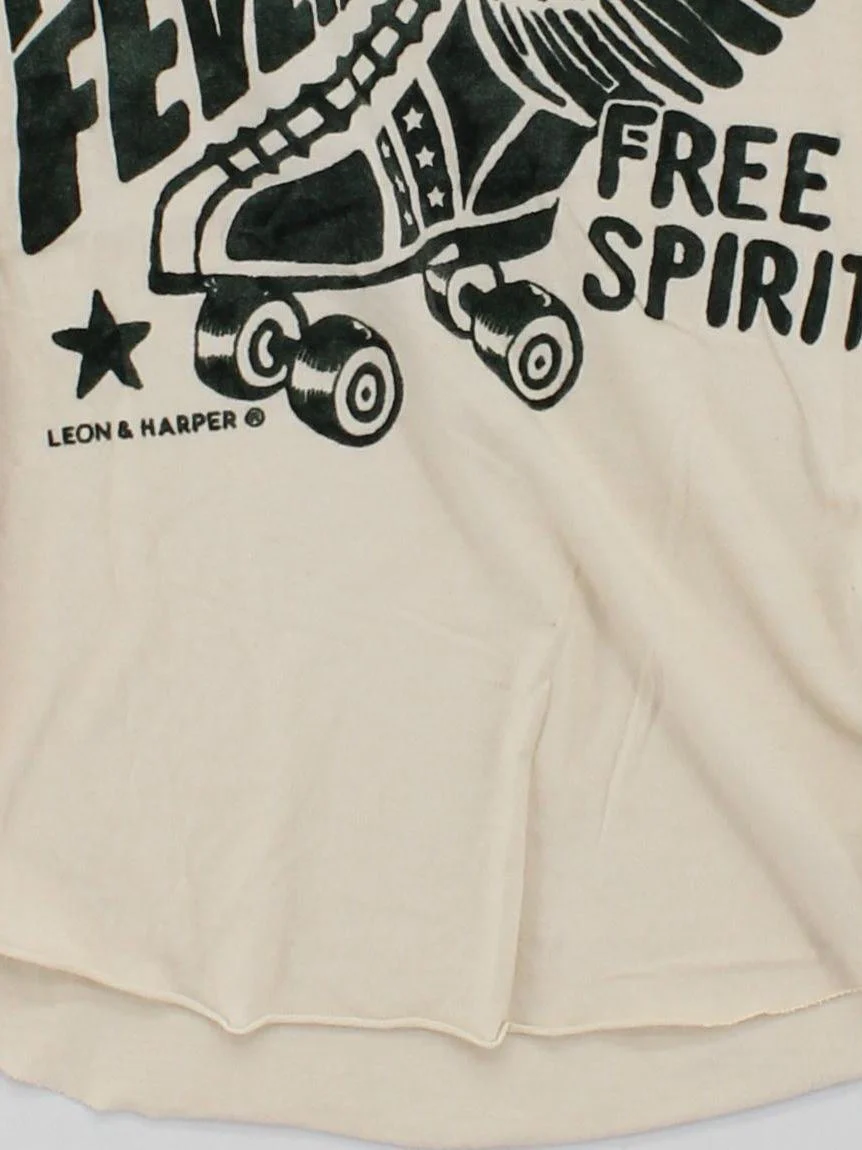 Leon & Harper Women's T-Shirt S Cream 100% Cotton Basic - Image 4