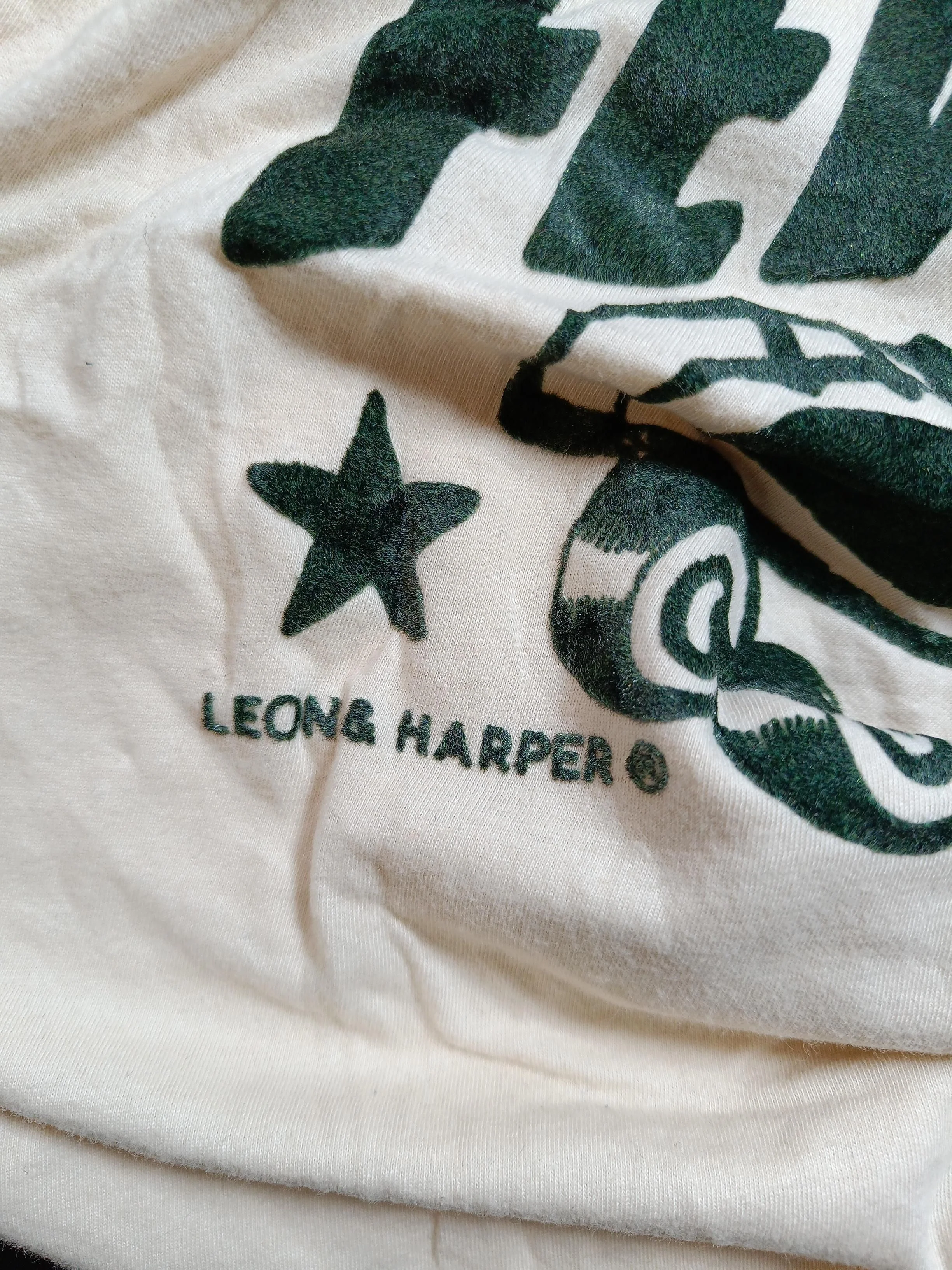 Leon & Harper Women's T-Shirt S Cream 100% Cotton Basic - Image 5