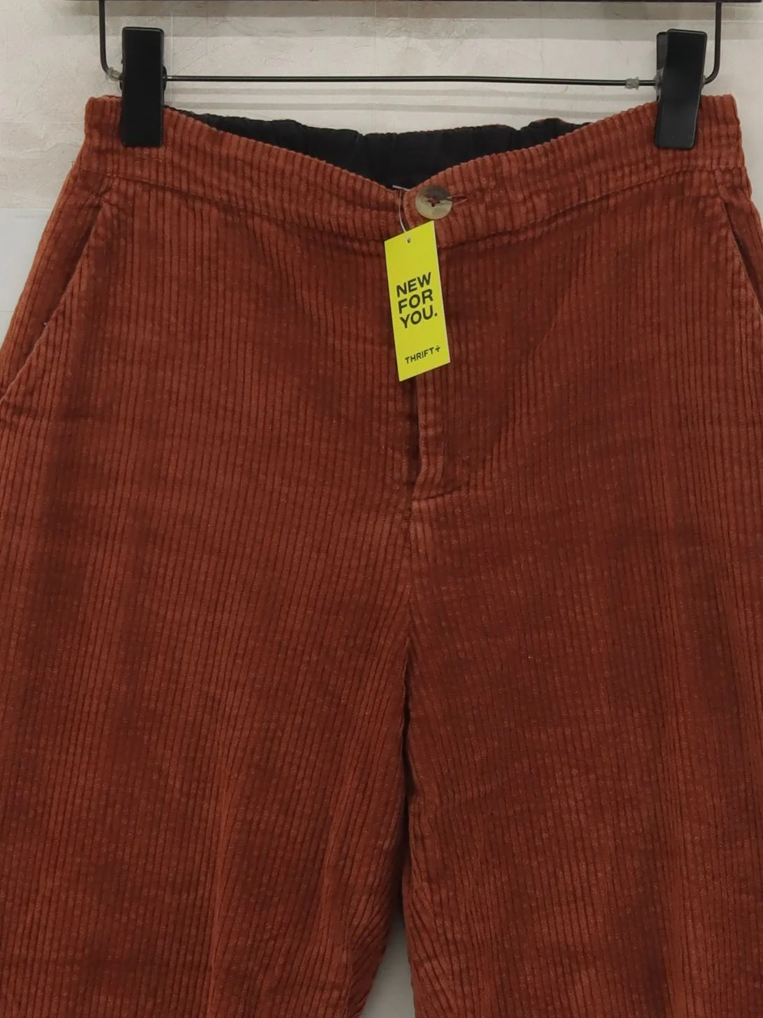 Leon & Harper Women's Trousers UK 10 Tan 100% Cotton Straight Chino - Image 3
