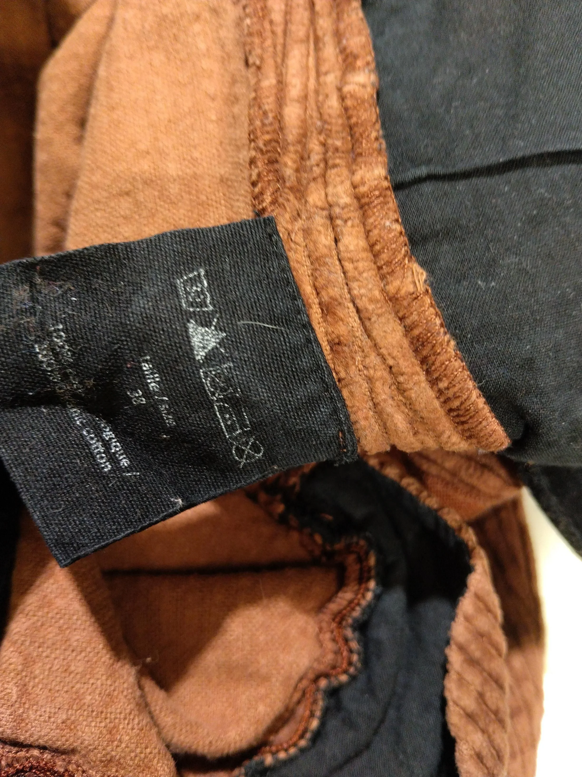 Leon & Harper Women's Trousers UK 10 Tan 100% Cotton Straight Chino - Image 6