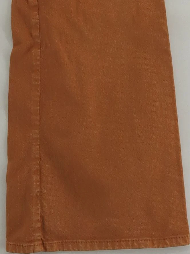 Leon & Harper Women's Trousers UK 10 Tan Cotton with Elastane Flared Chino - Image 4