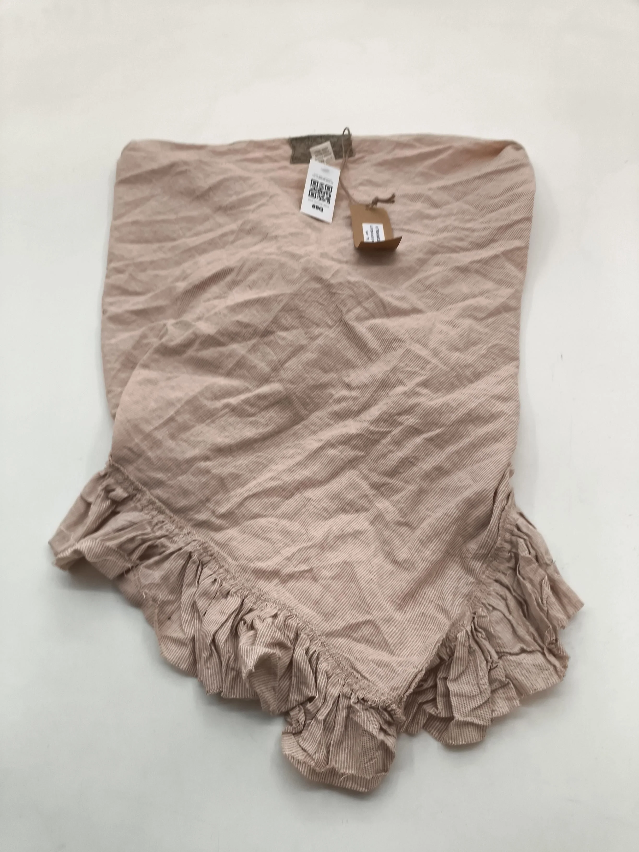 Les Deux Women's Scarf Cream Striped Cotton with Elastane Rectangle Scarf - Image 2