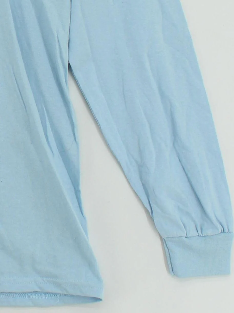 Les Girls Les Boys Women's T-Shirt M Blue 100% Cotton Basic New with tags - Image 4