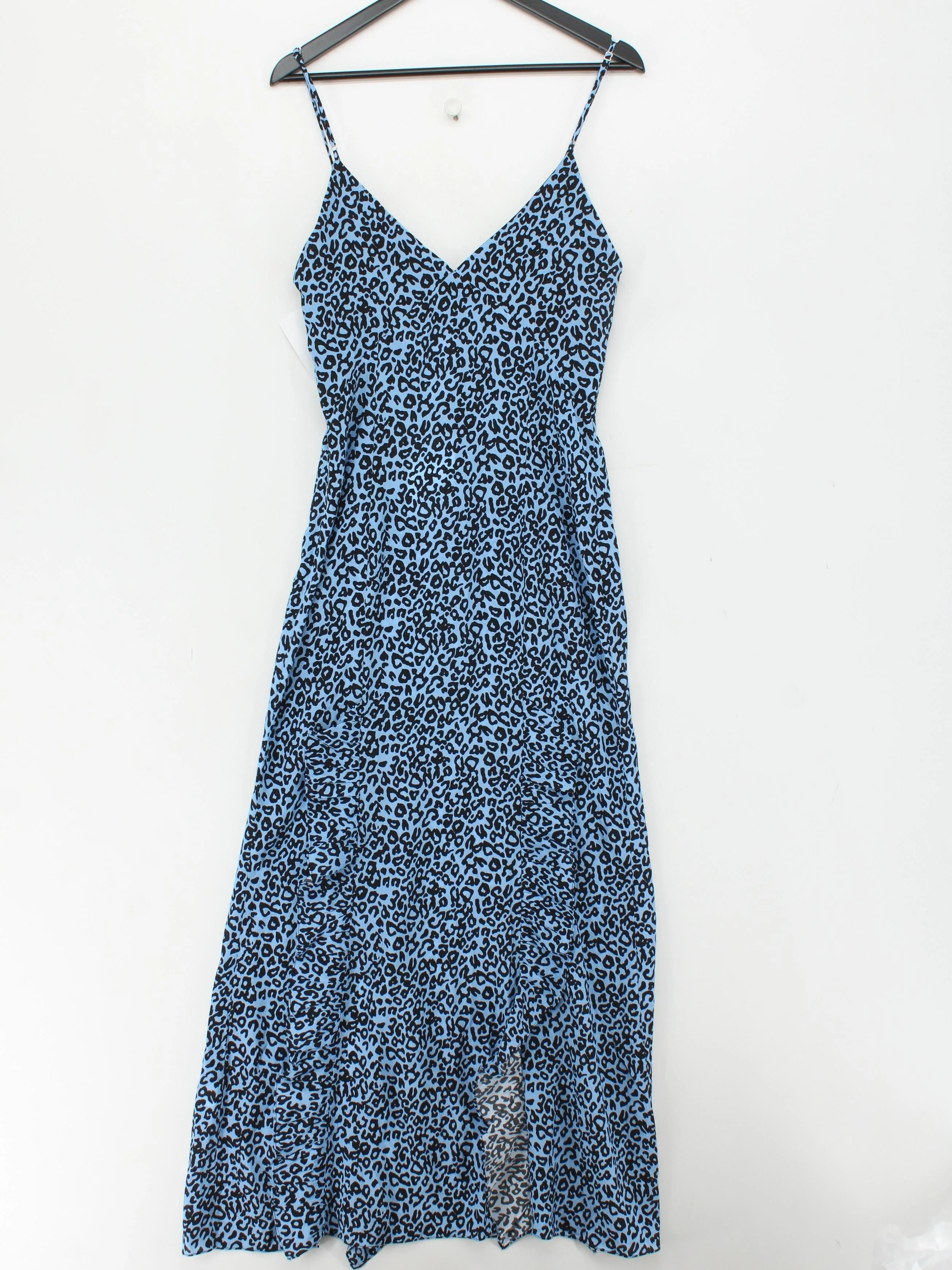 Les Reveries Slip Midi Dress S in Blue - Image 2