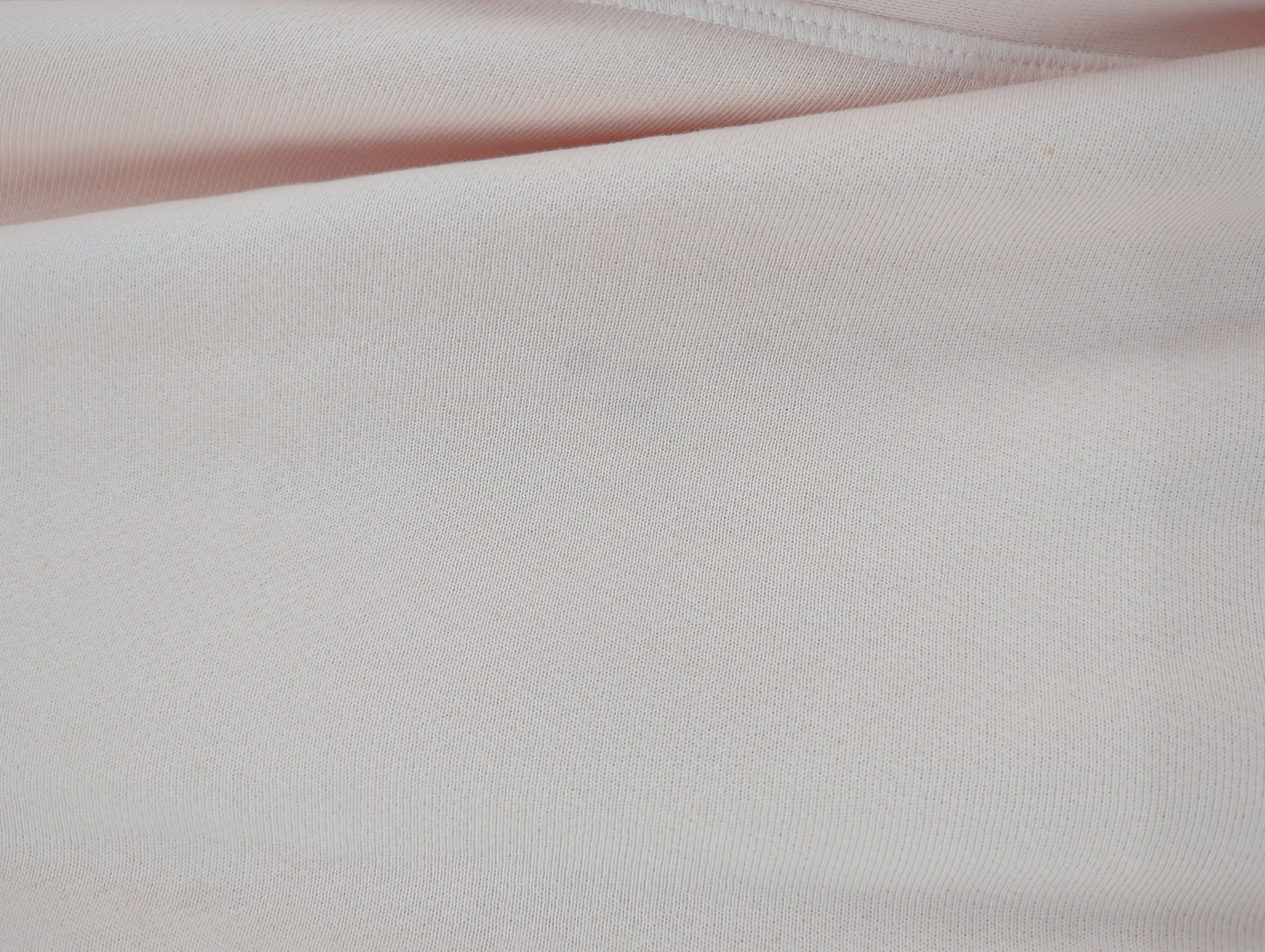 Les Tien Women's Jumper M Pink Cotton with Spandex Round Neck Pullover - Image 5