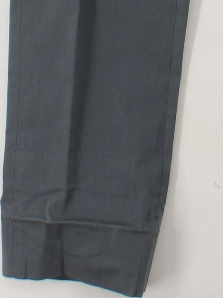L'estrange London Men's Trousers L Grey Cotton with Elastane Straight Chino - Image 4