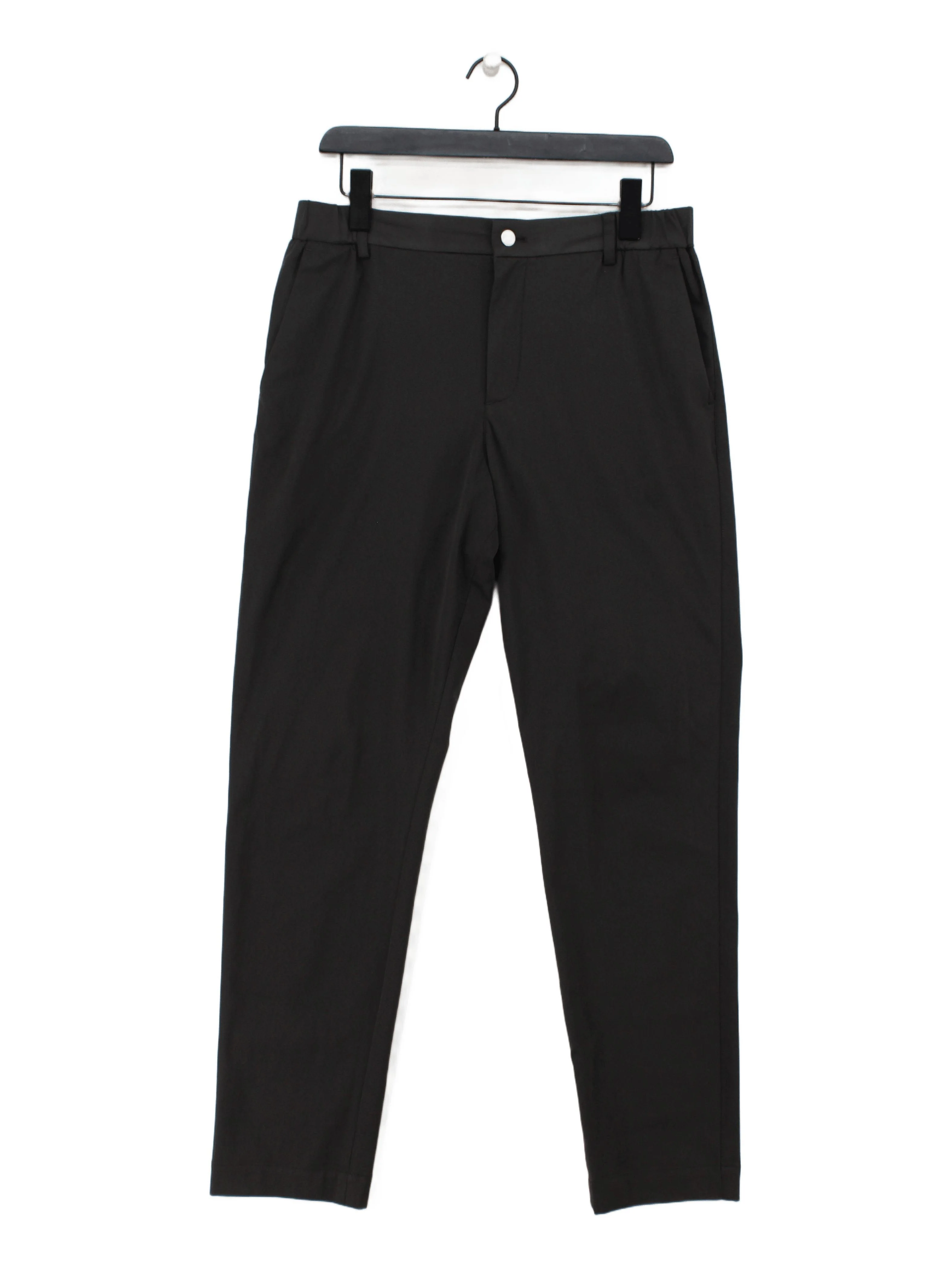 L'estrange London Men's Trousers M Grey 100% Polyester Straight Chino