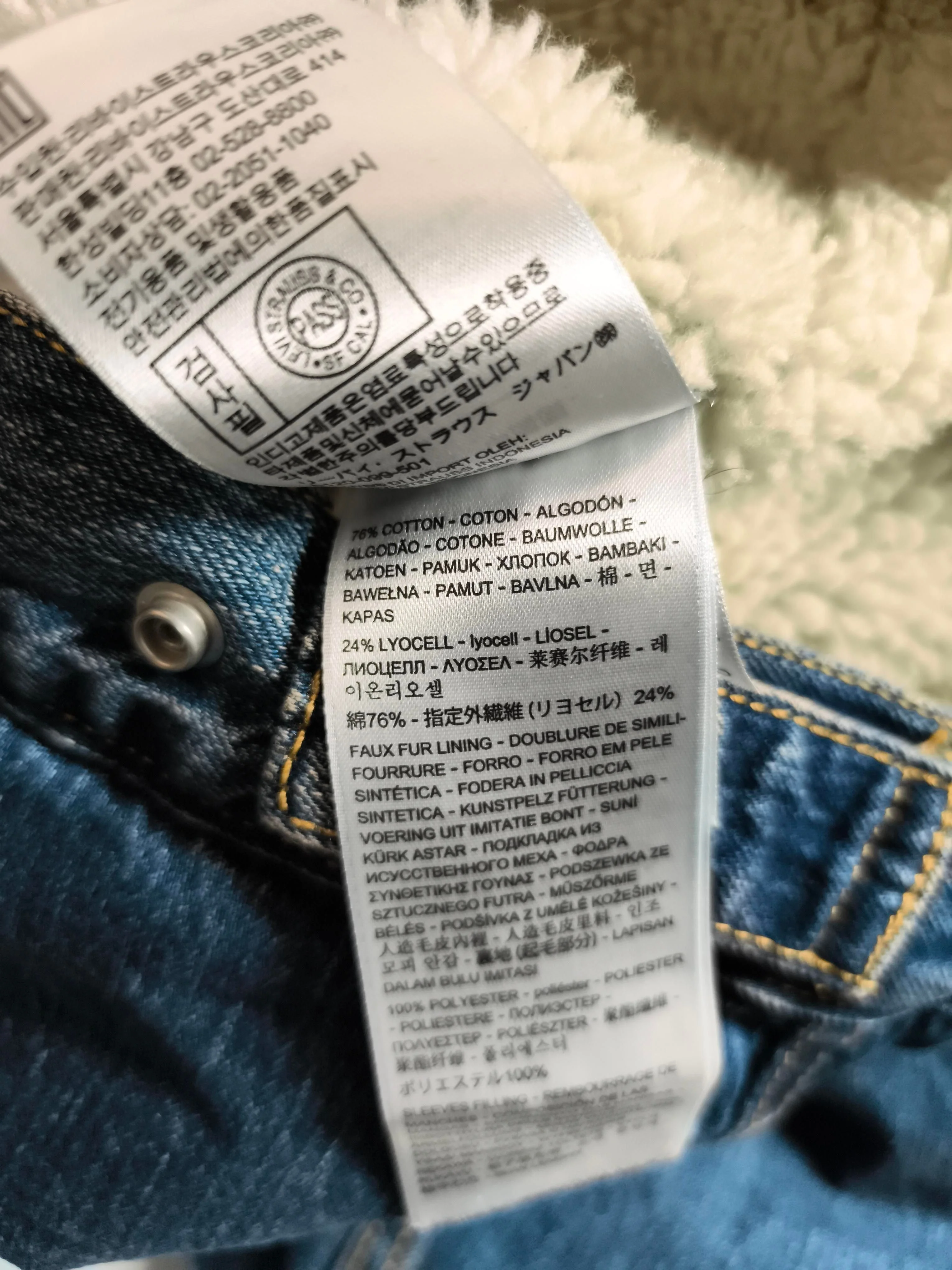 Levi’s Bomber Jacket jacket blue - Image 6