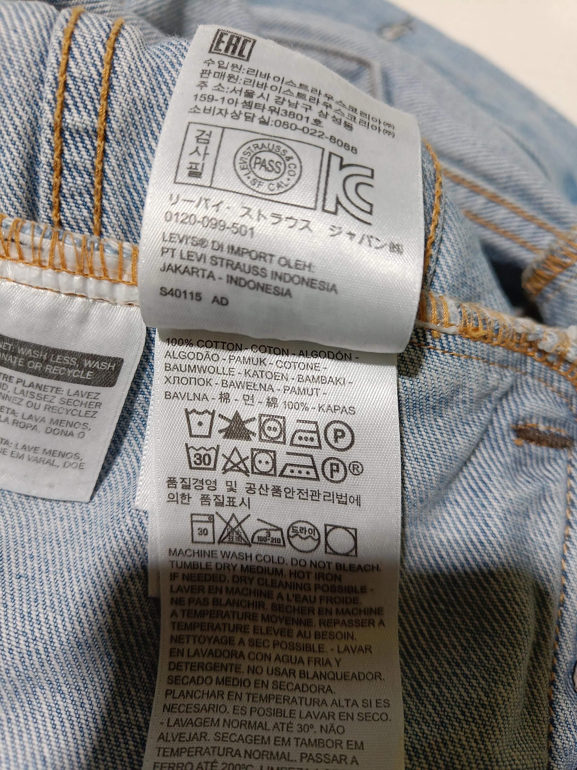 Levi’s Bomber Jacket jacket blue - Image 6