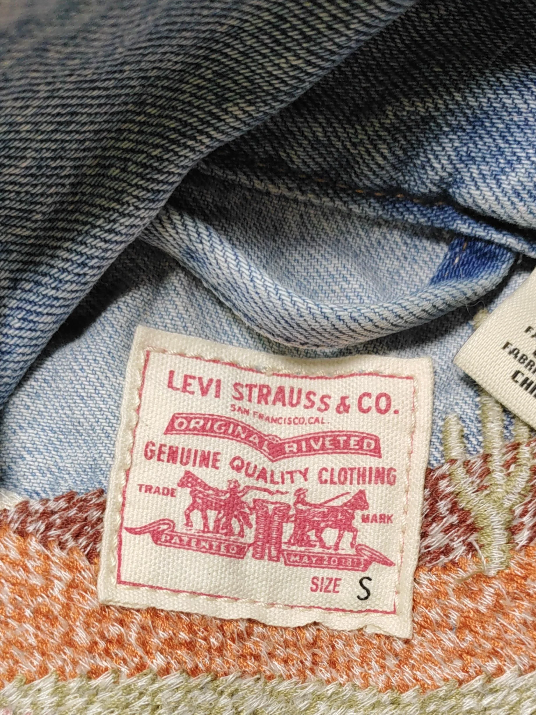 Levi’s Men's Coat S Blue 100% Cotton Overcoat - Image 5