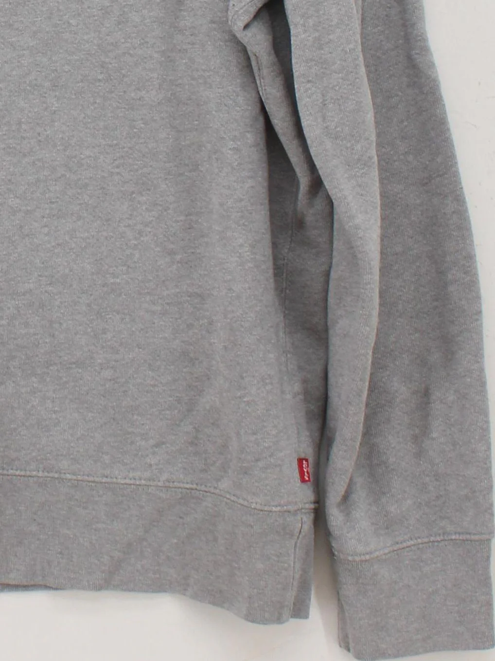 Levi’s Men's Hoodie L Grey Graphic 100% Cotton Pullover - Image 4