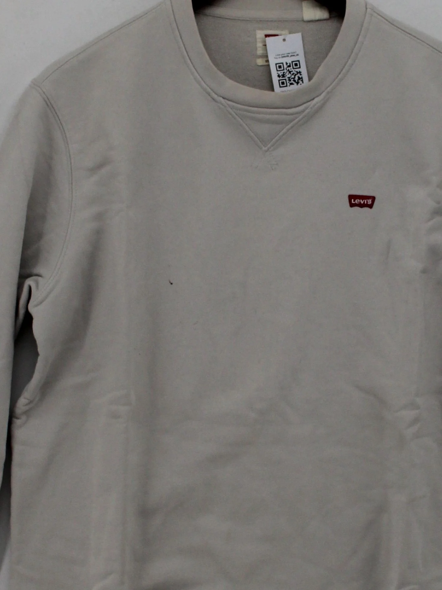 Levi’s Men's Hoodie M Cream 100% Cotton Pullover - Image 3