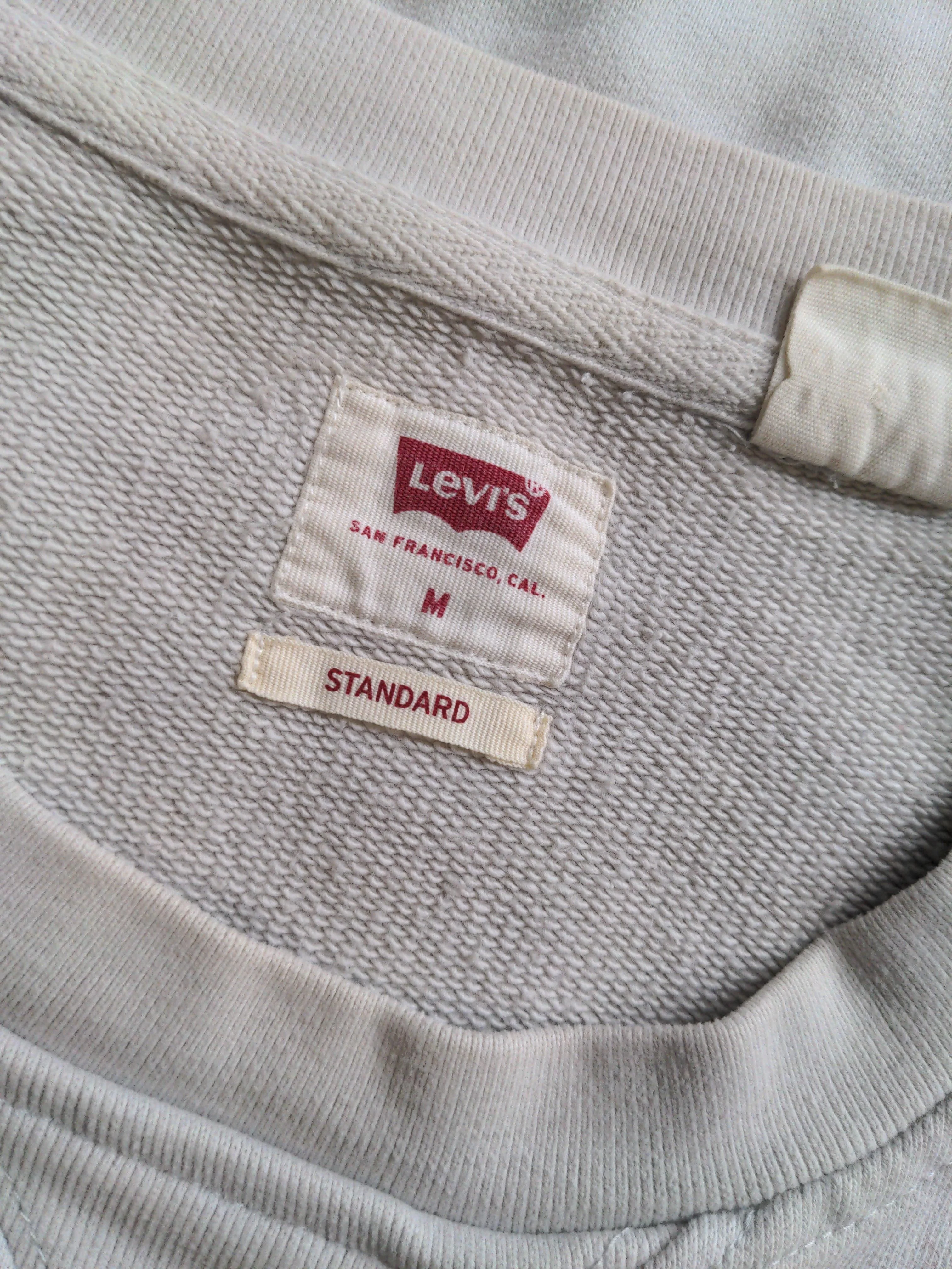 Levi’s Men's Hoodie M Cream 100% Cotton Pullover - Image 6